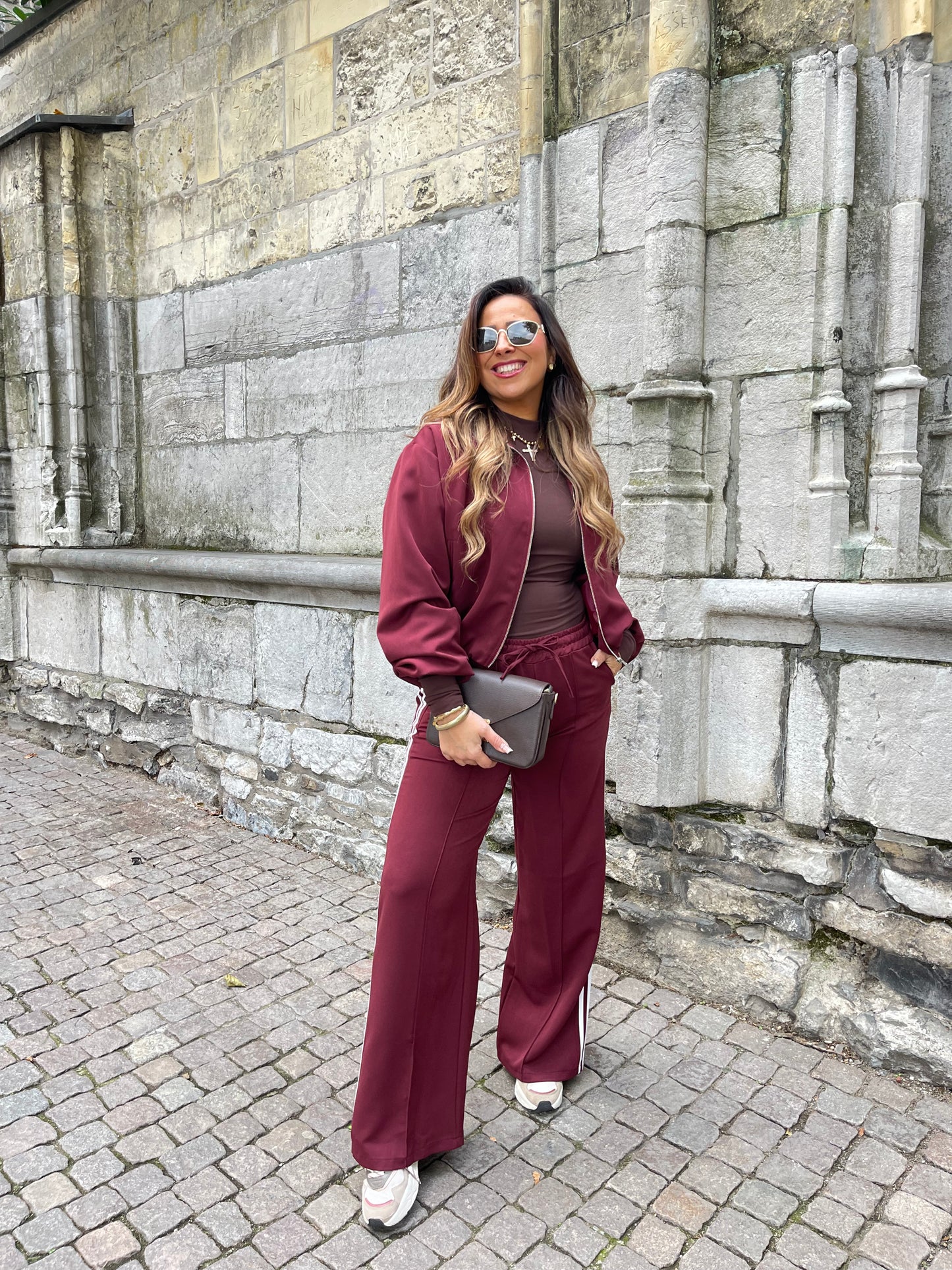 In The Style Jacket Burgundy