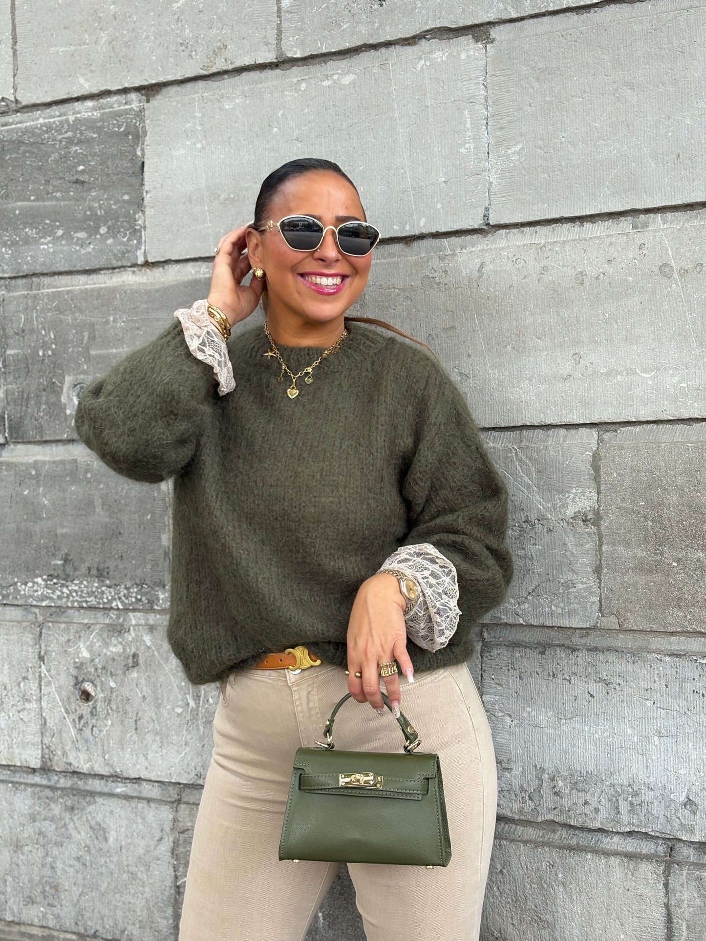 Mila Sweater Army Green