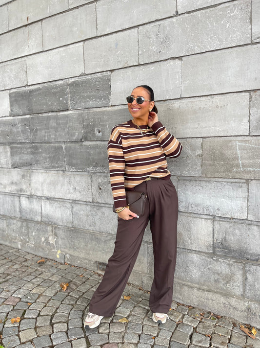 Camel Stripe Long