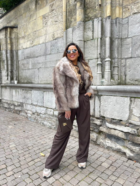 Magical Faux Fur Taupe