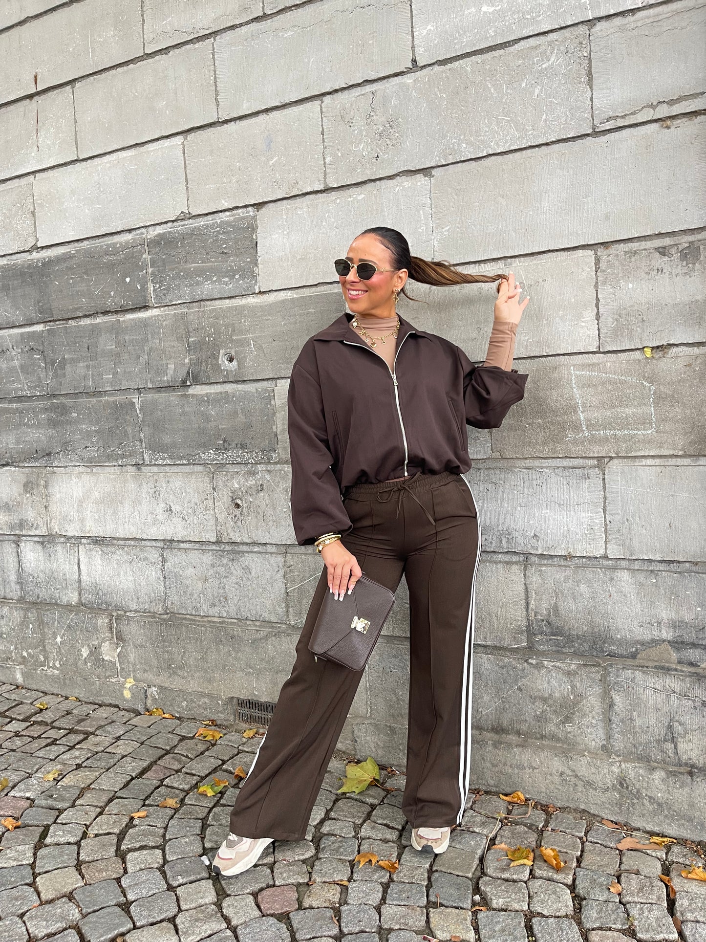 In The Style Jogger Brown