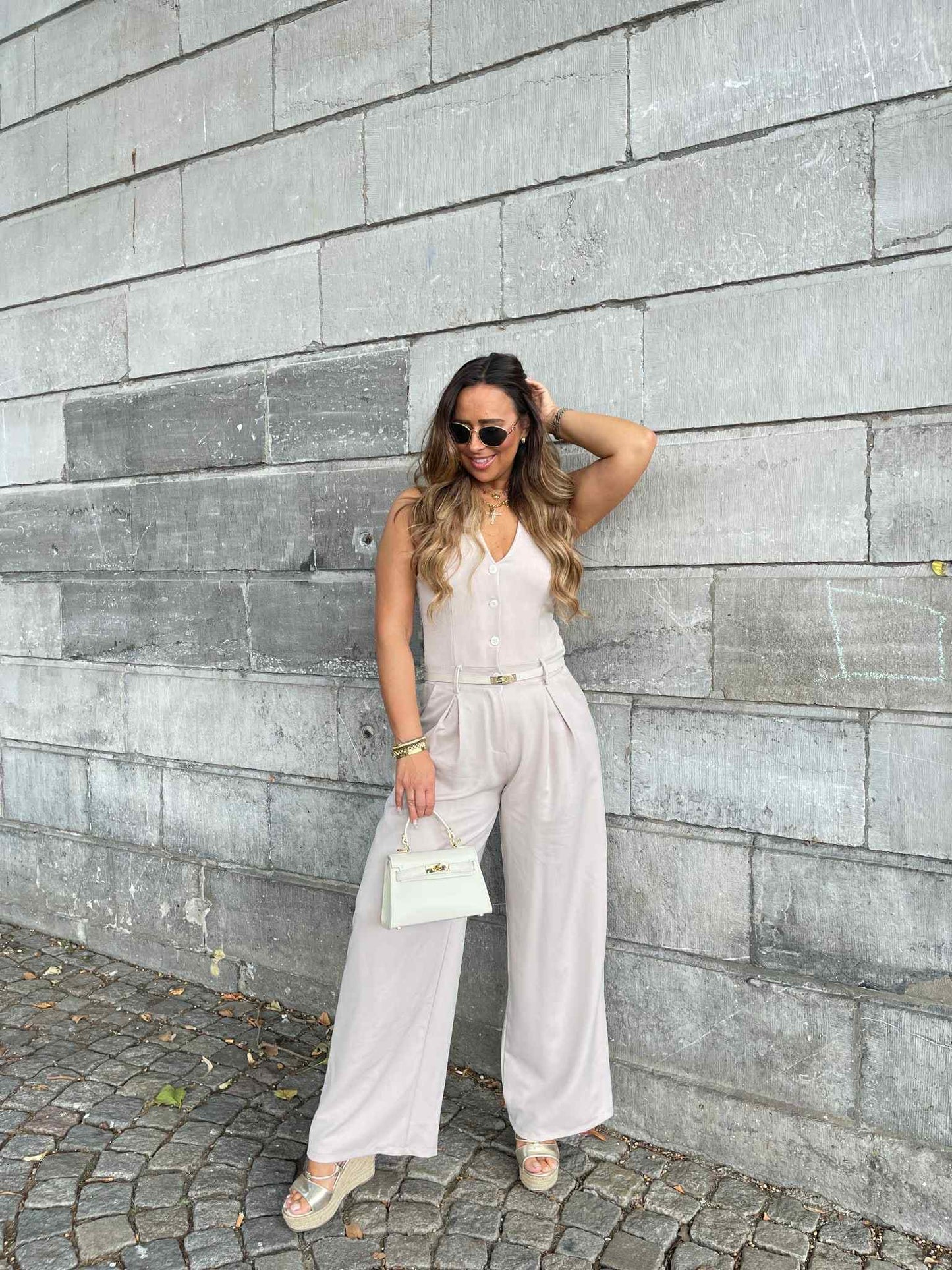 Love Story Belt Beige