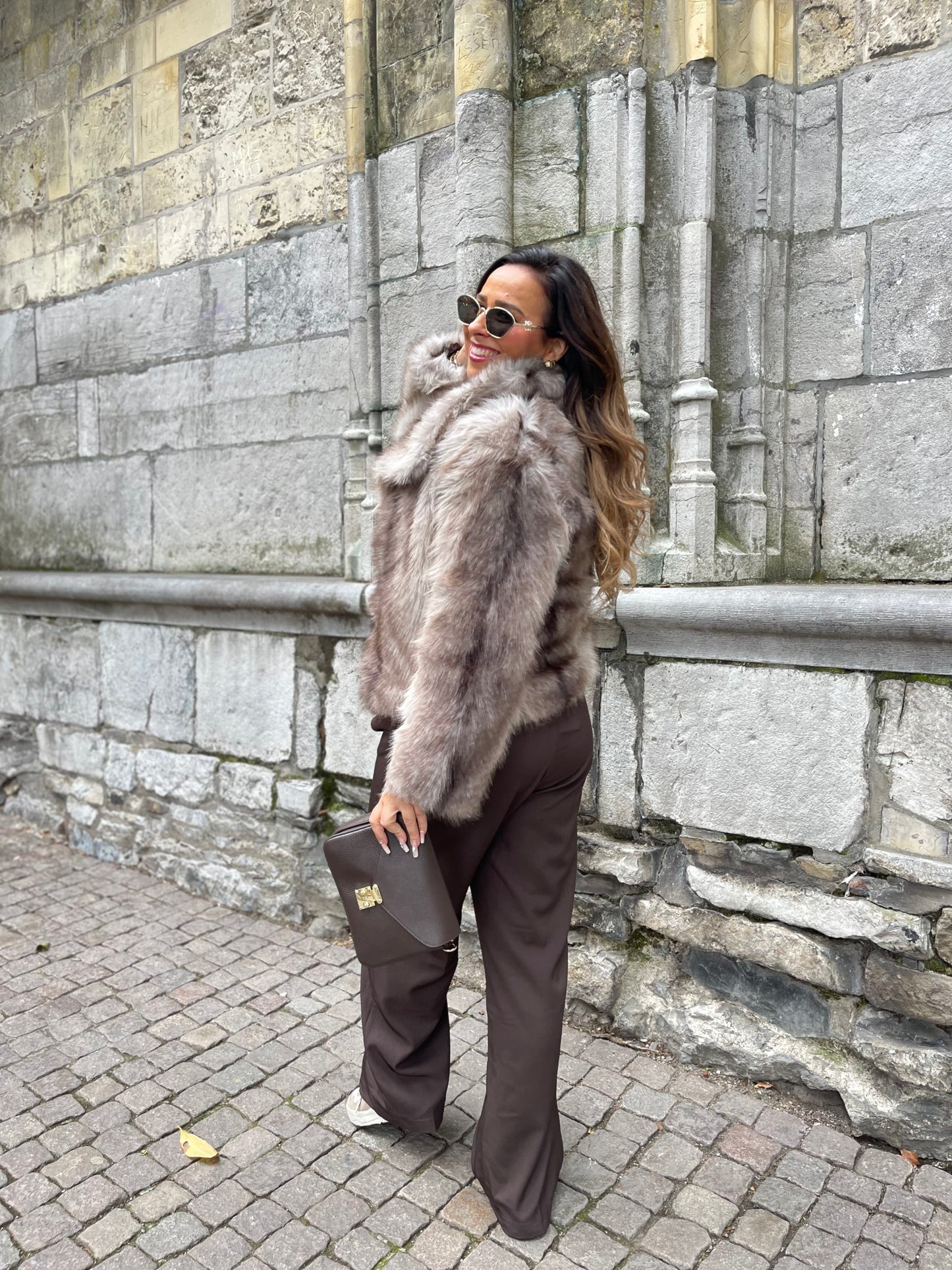 Magical Faux Fur Taupe
