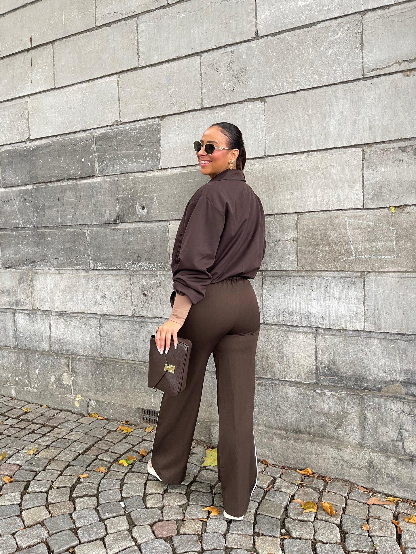 In The Style Jogger Brown