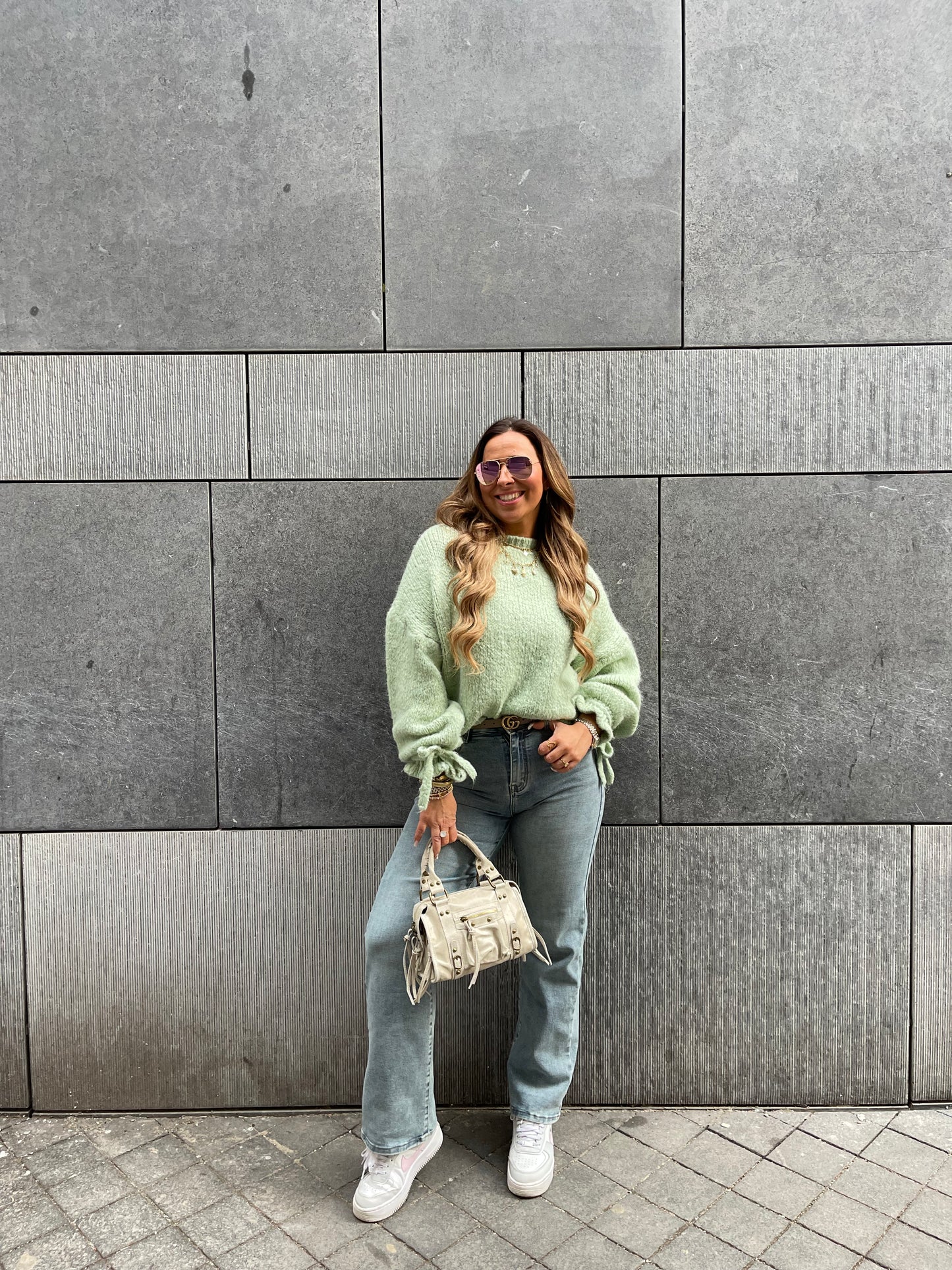 My Way Wide Leg Extra Stretch Denim Wood