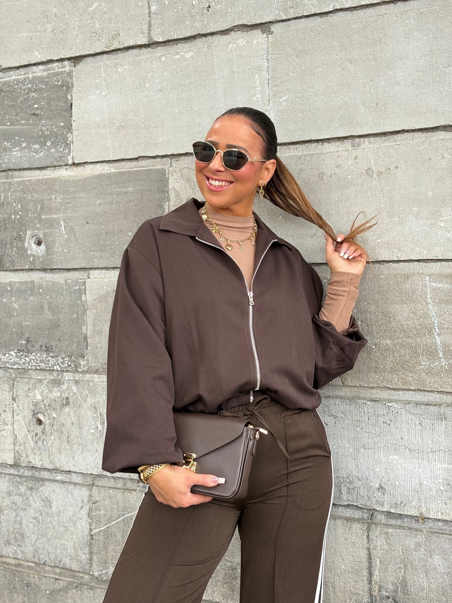 In The Style Jogger Brown