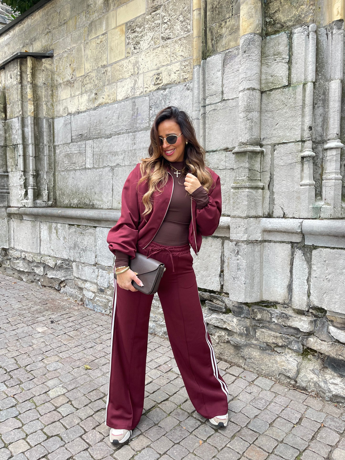 In The Style Jacket Burgundy
