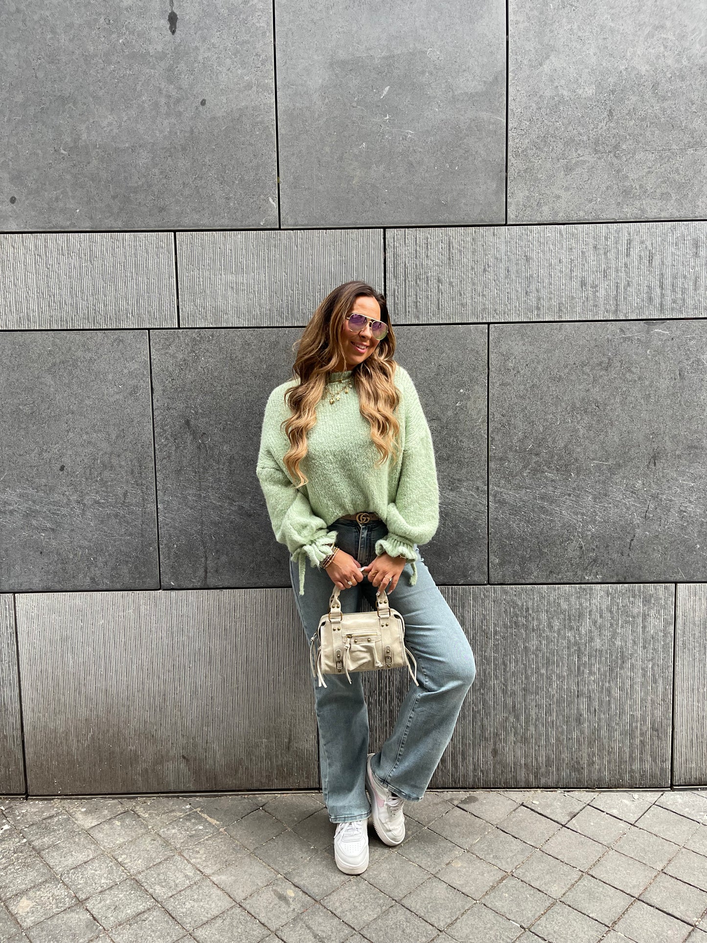 My Way Wide Leg Extra Stretch Denim Wood