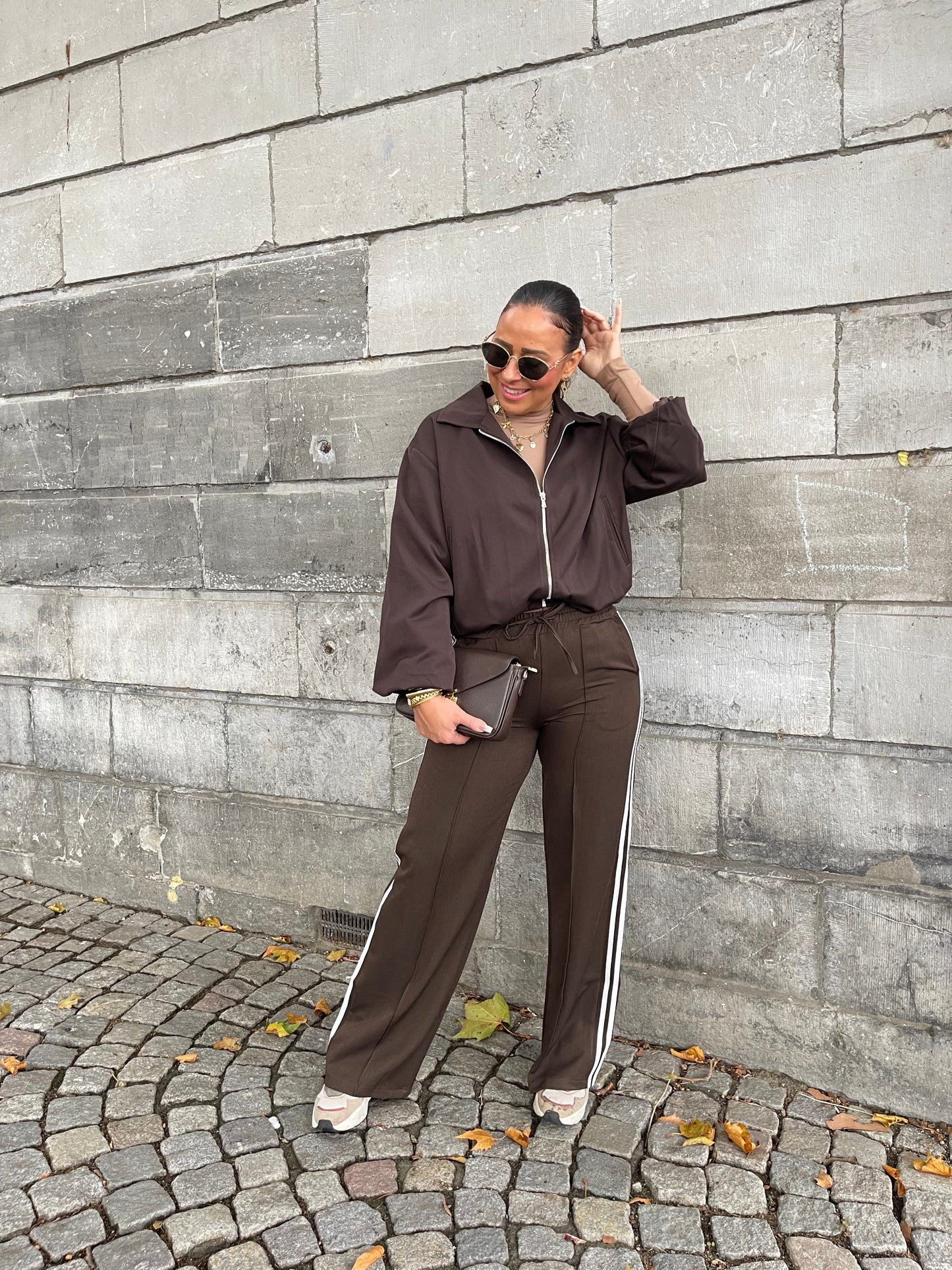In The Style Jogger Brown