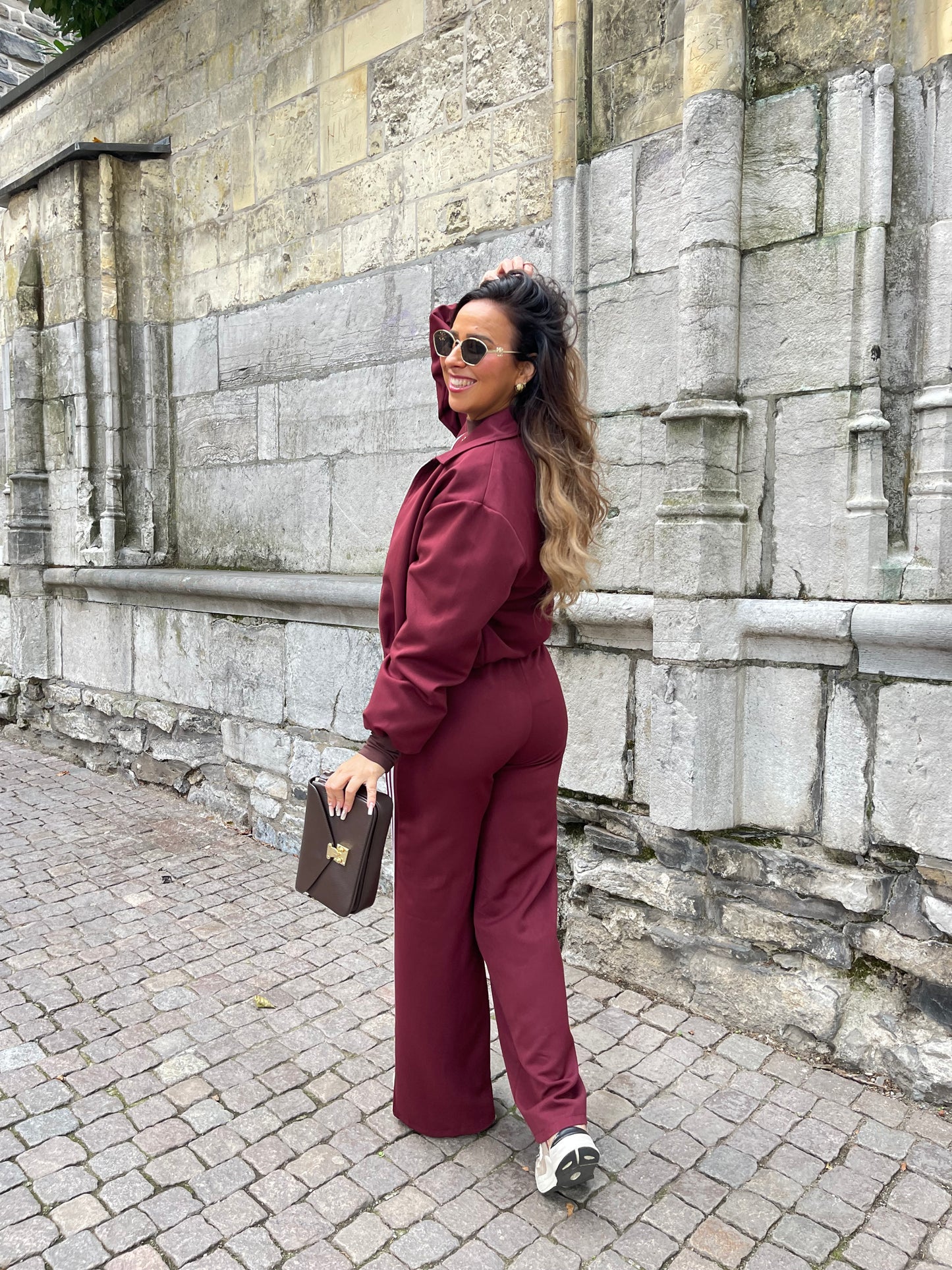 In The Style Jacket Burgundy