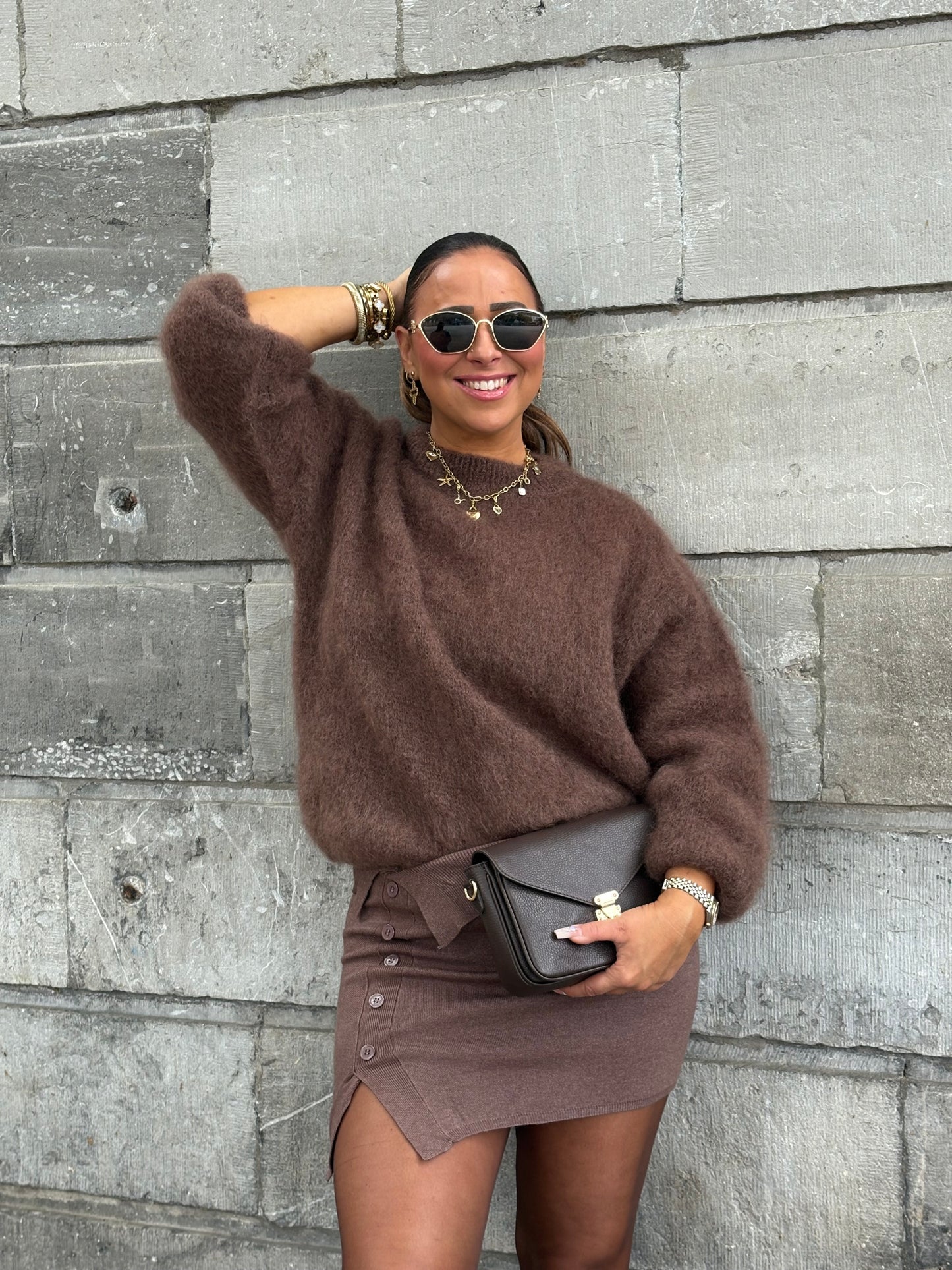 My Precious Fall Skirt Brown