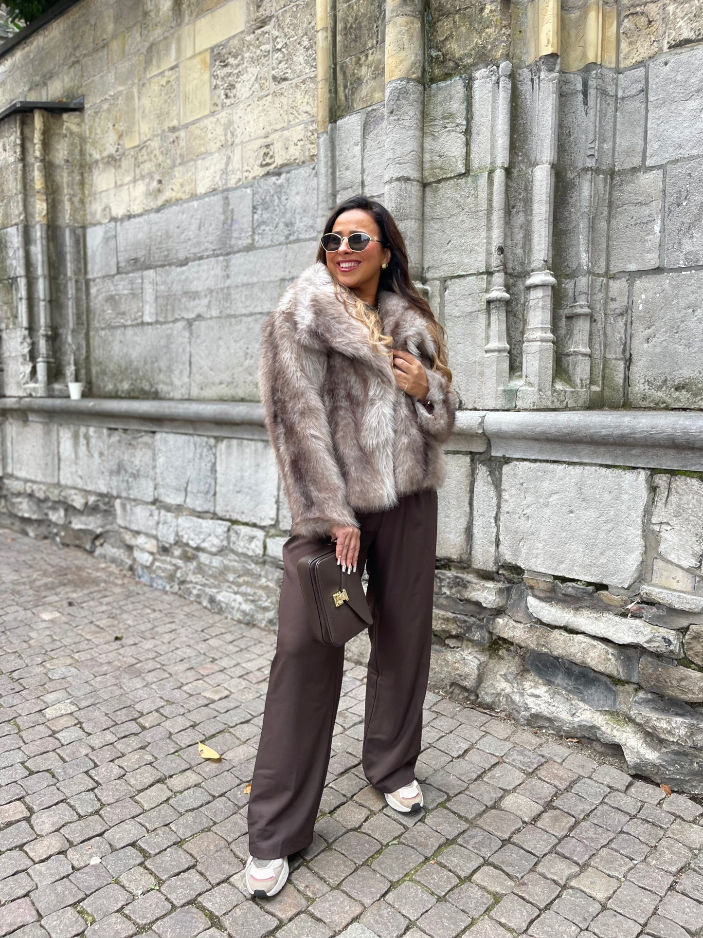 Magical Faux Fur Taupe