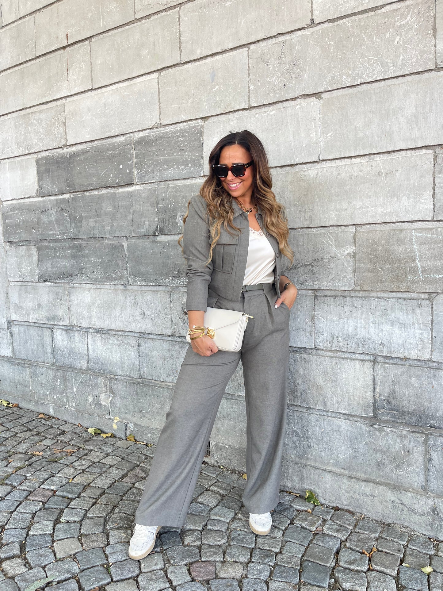 Lovely Winter Khaki Pantalon