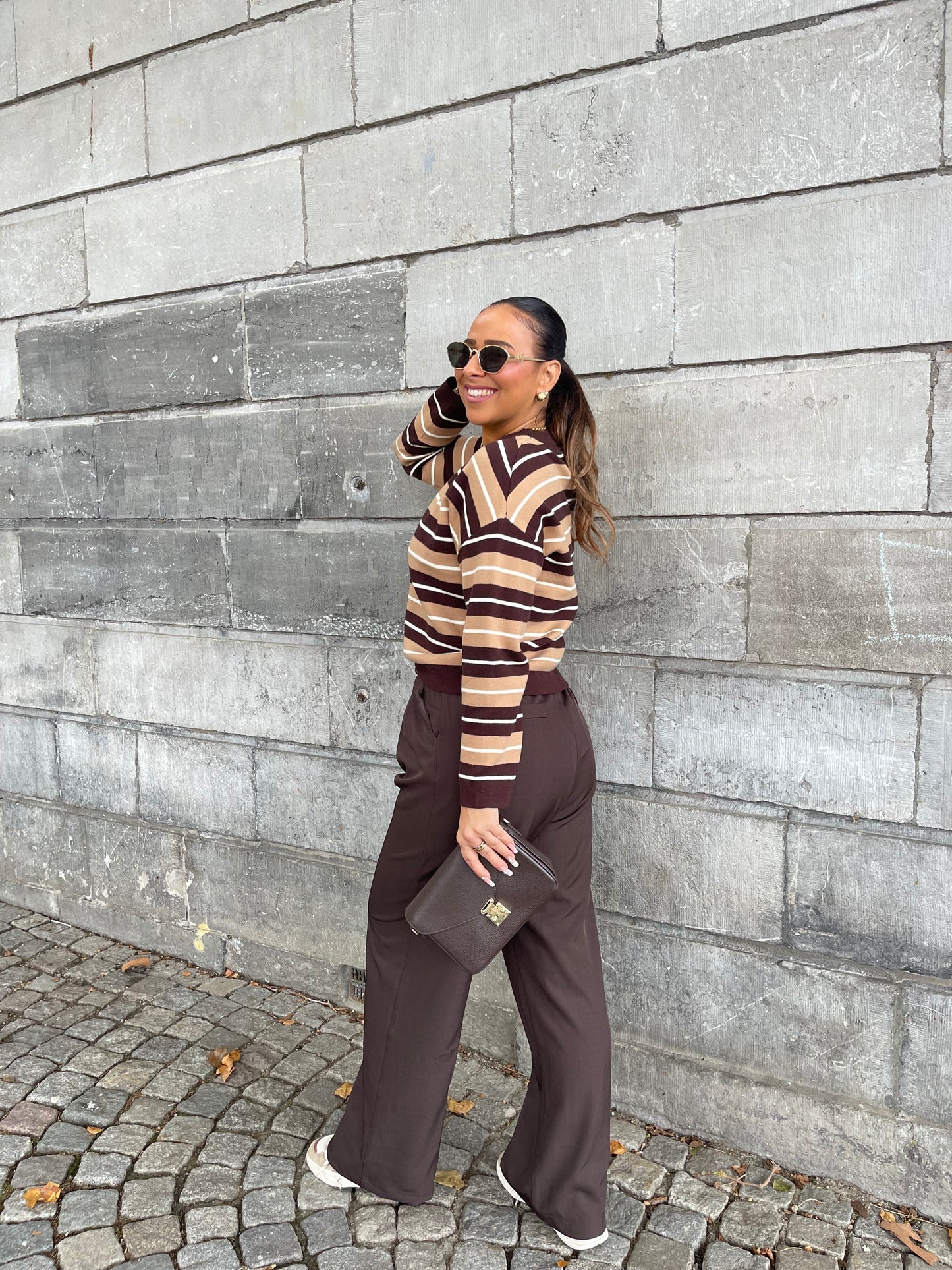 Camel Stripe Long