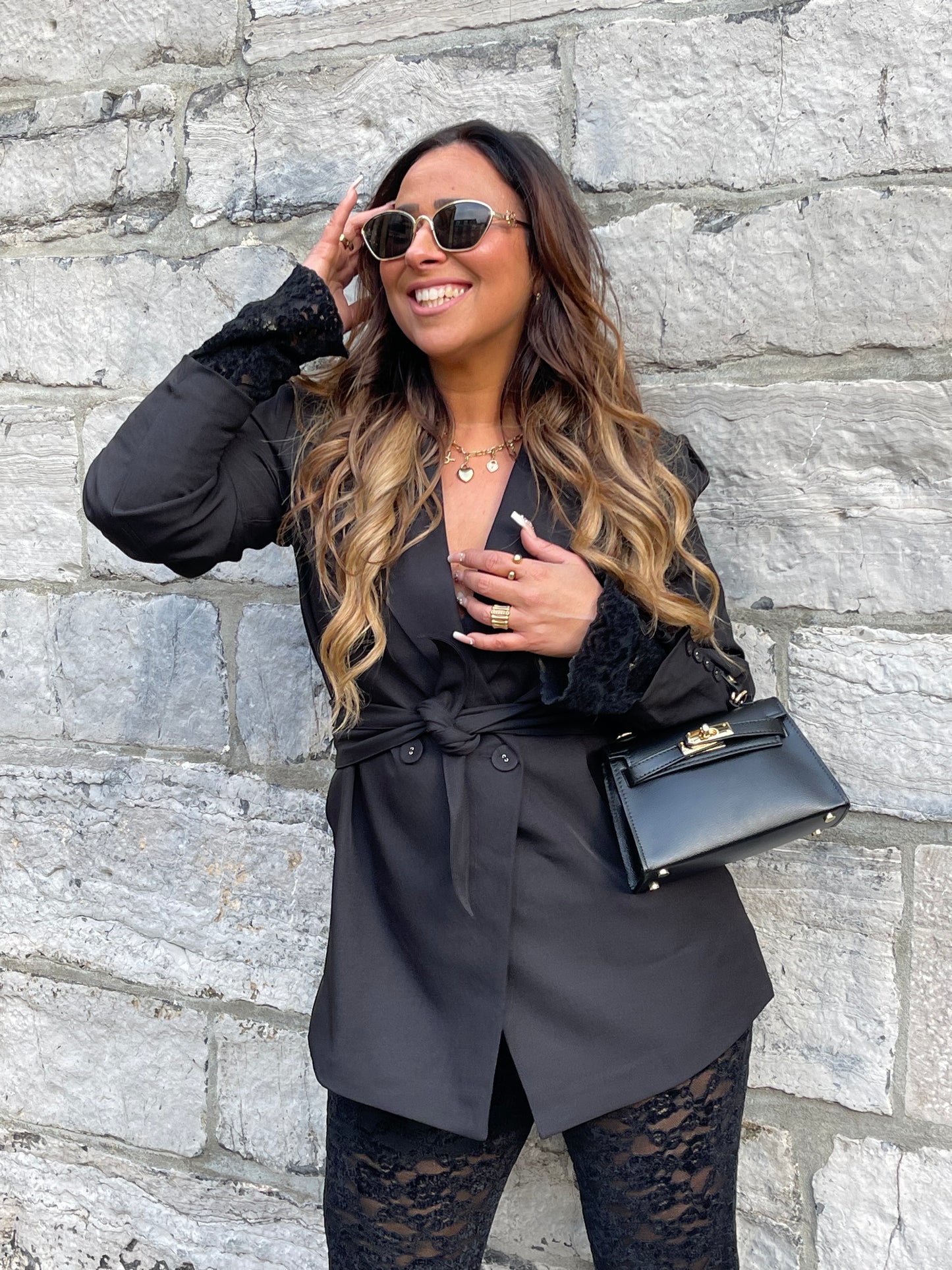 Midnight Lover Lace Pants Black - MyBajka