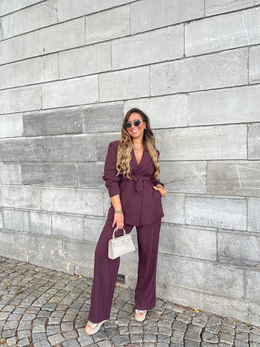 Love Story Pantalon Burgundy
