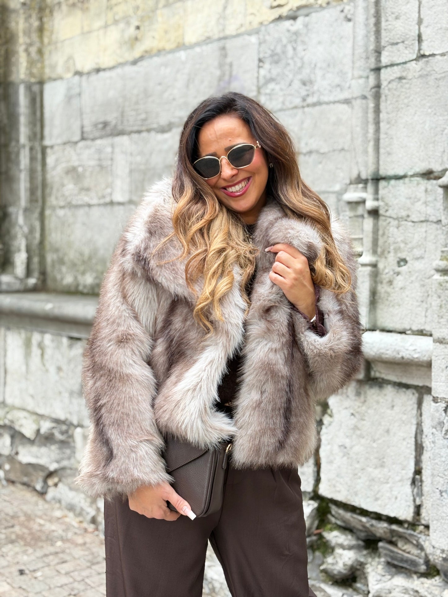 Magical Faux Fur Taupe