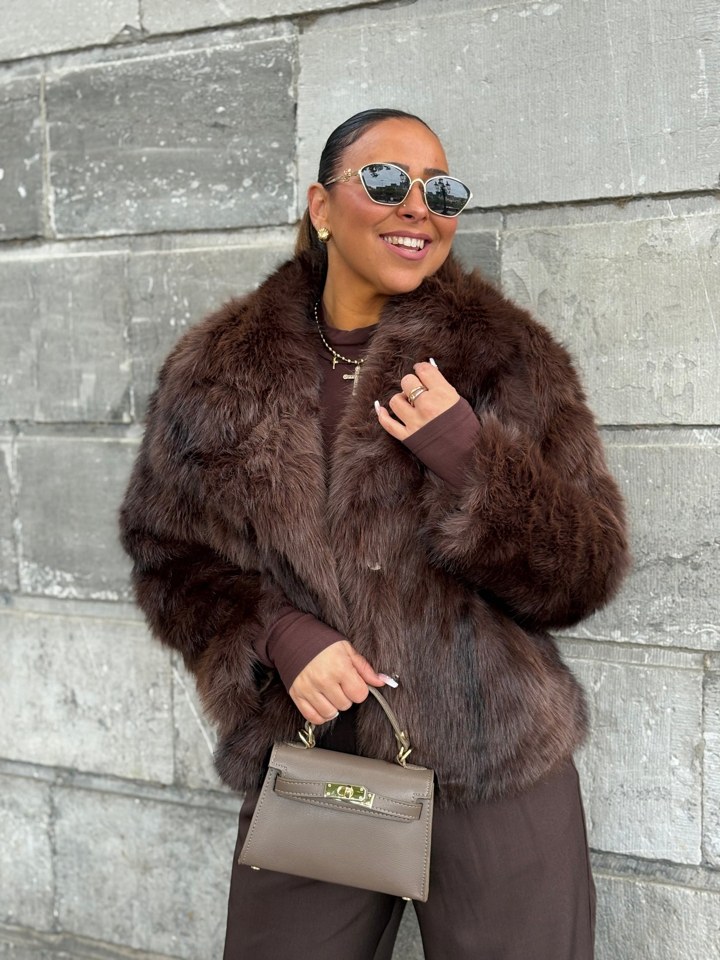 Magical Faux Fur Brown