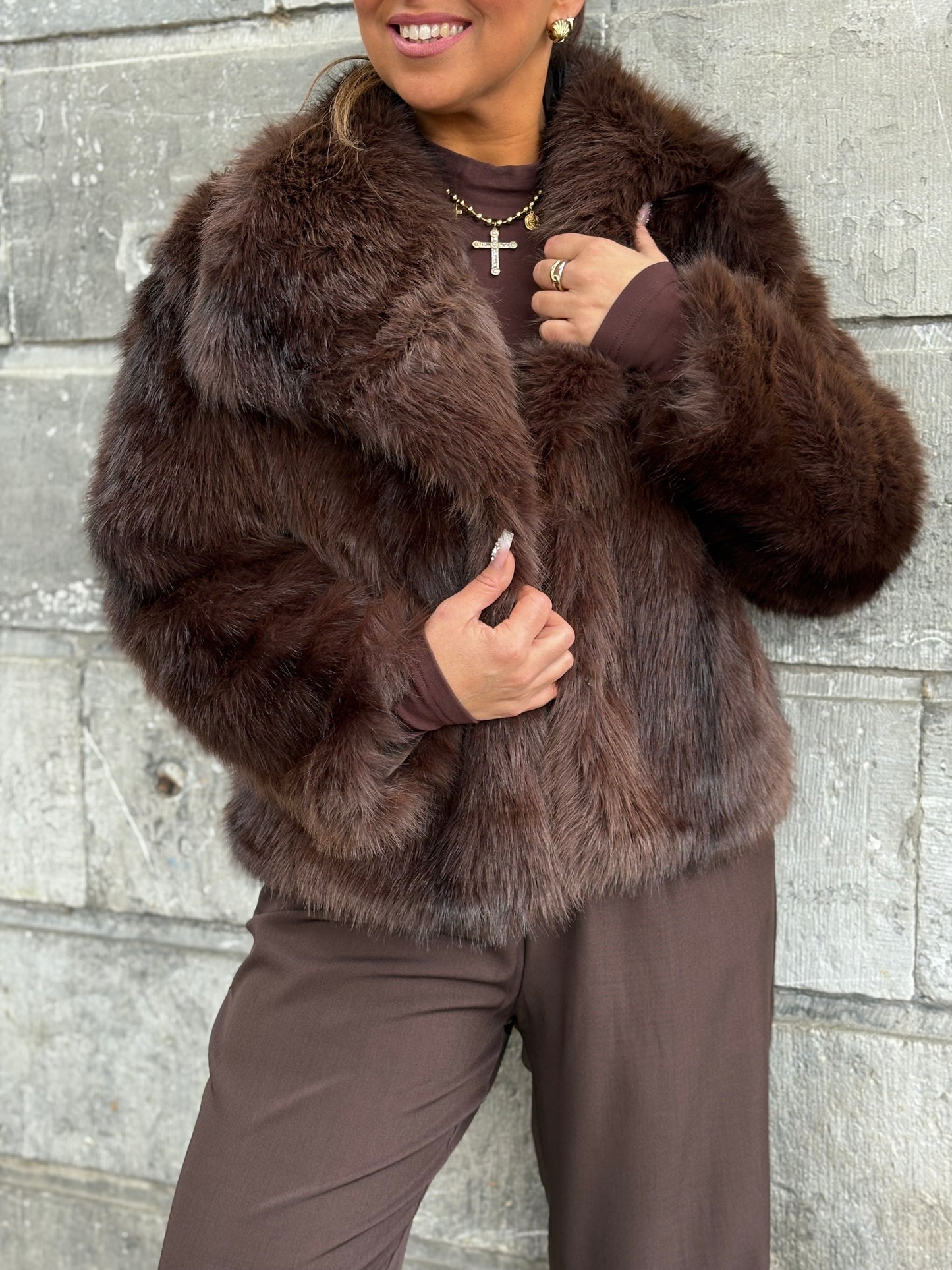 Magical Faux Fur Brown
