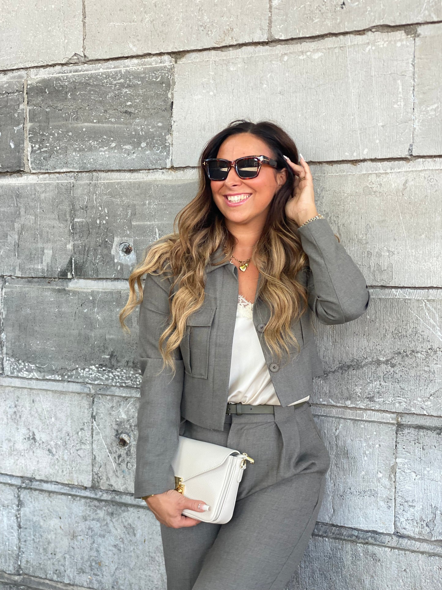 Lovely Winter Khaki Pantalon