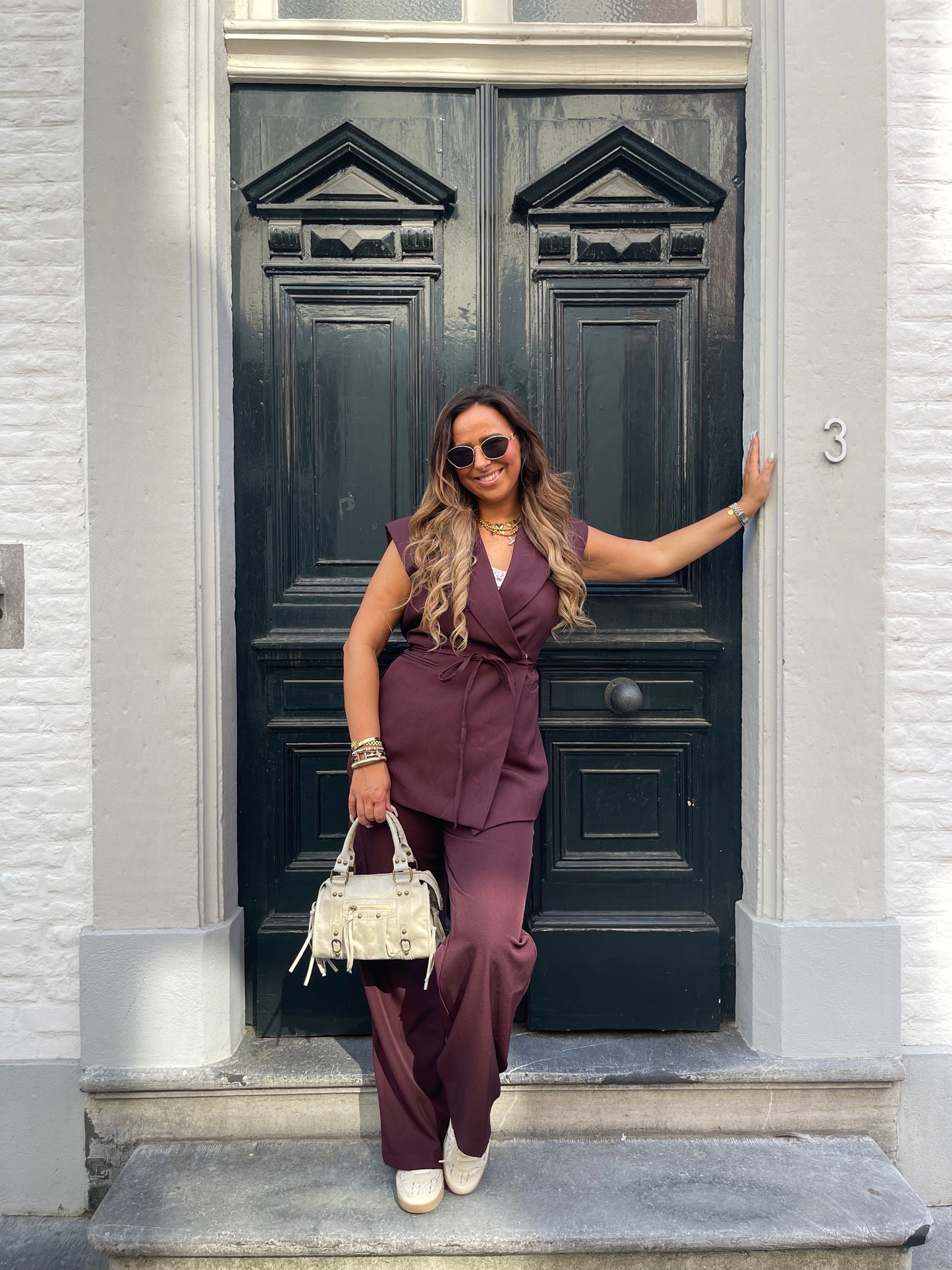 Love Story Gilletje Blazer/Dress Burgundy