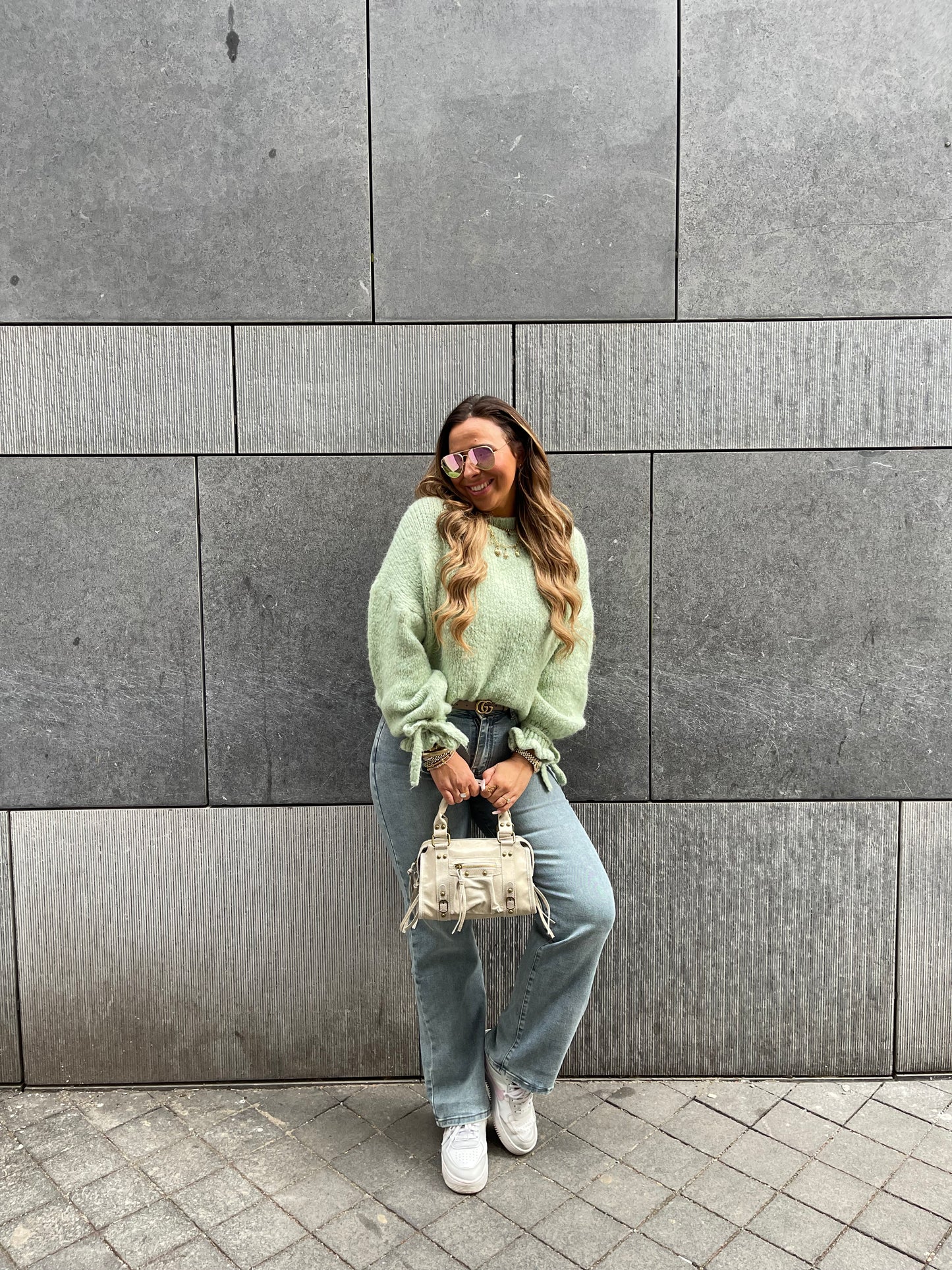 My Way Wide Leg Extra Stretch Denim Wood