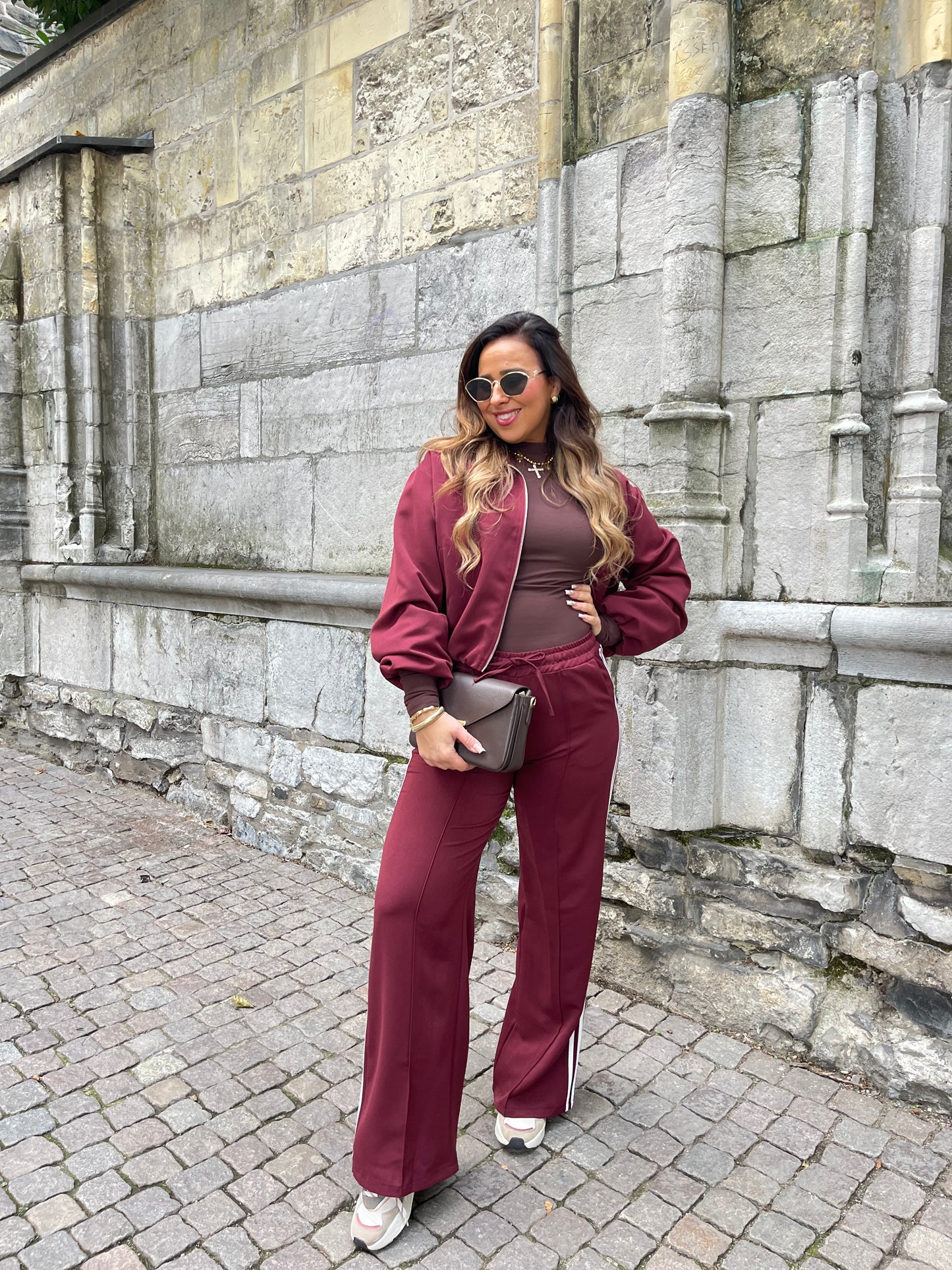 In The Style Jacket Burgundy