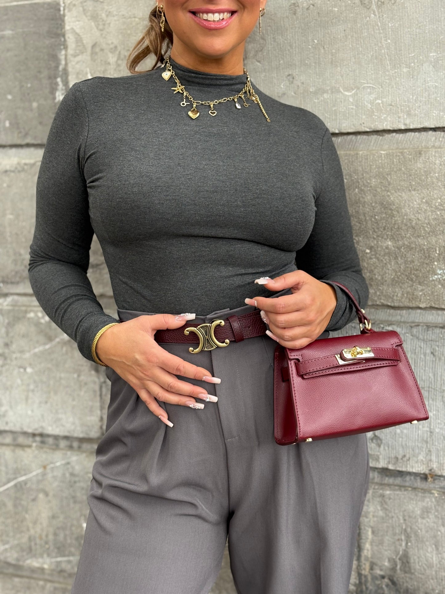 Basic Love Dark Grey Long