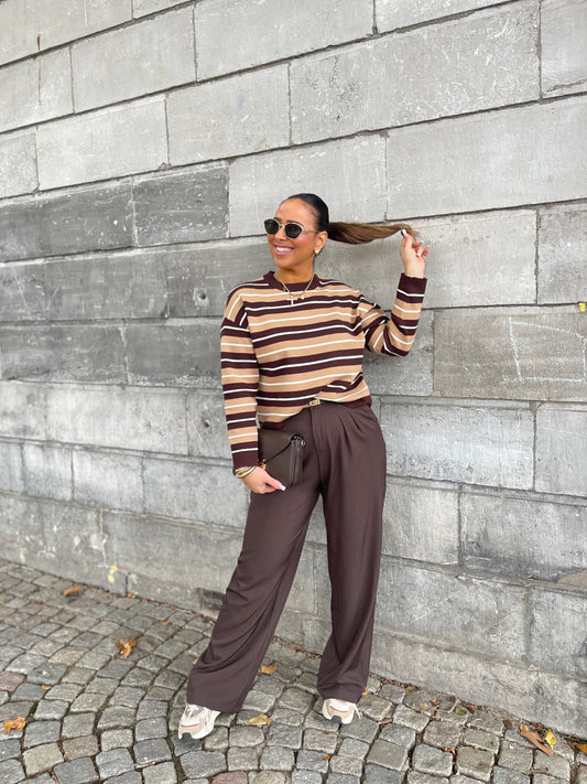 Camel Stripe Long