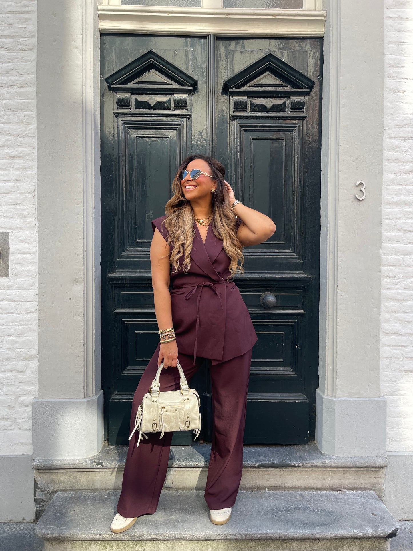 Love Story Gilletje Blazer/Dress Burgundy