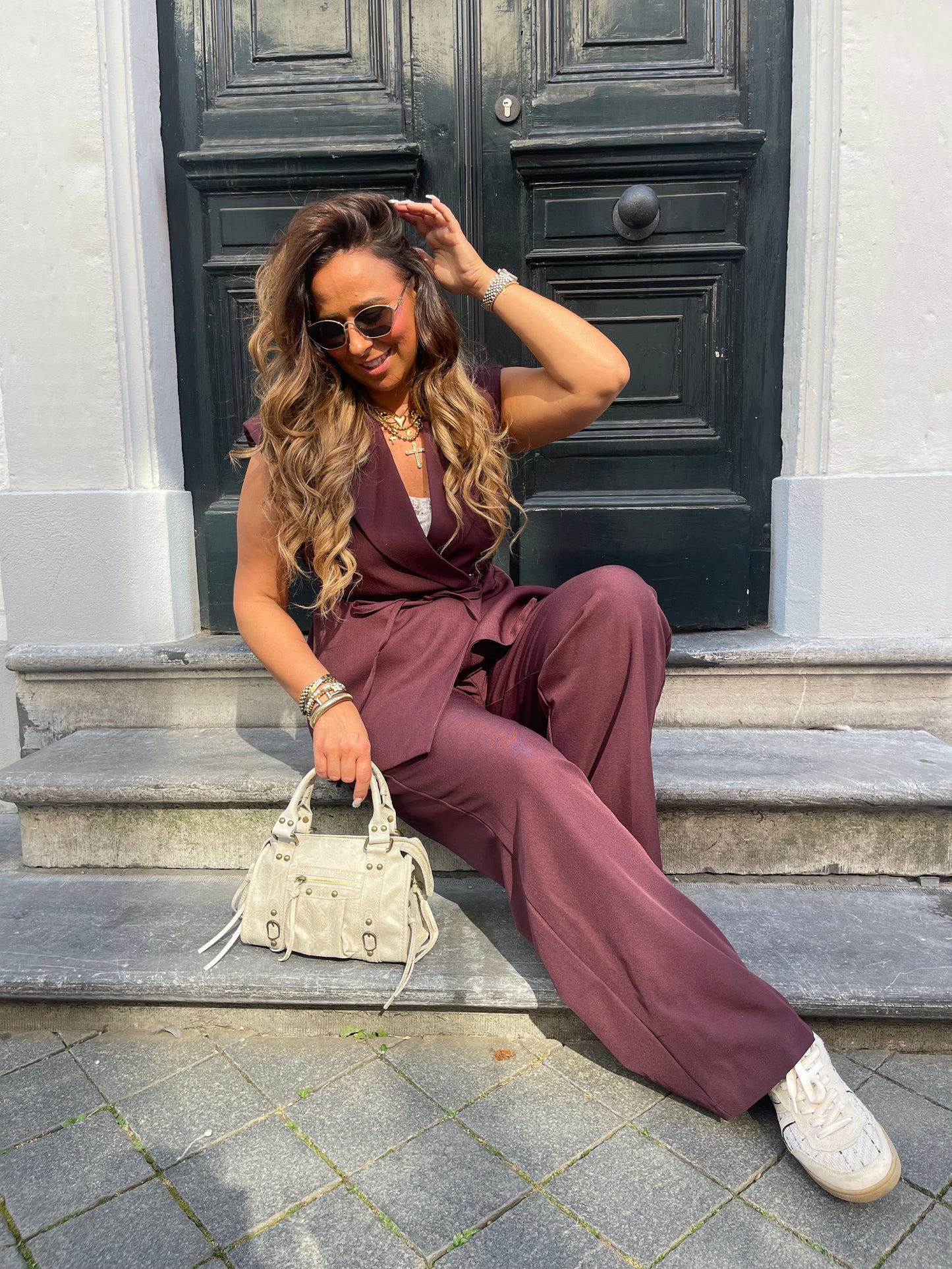 Love Story Gilletje Blazer/Dress Burgundy