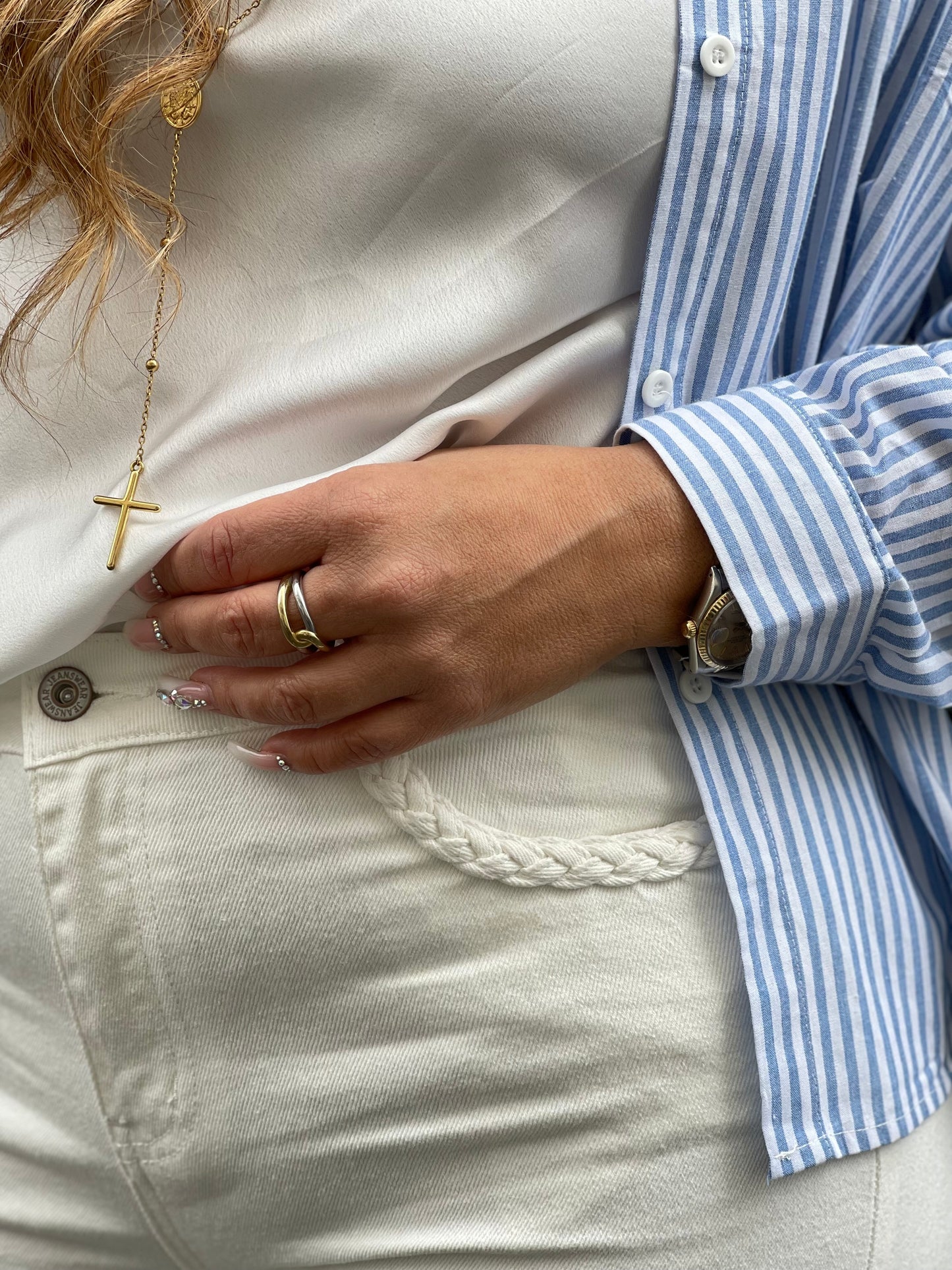 Sunset White Jeans