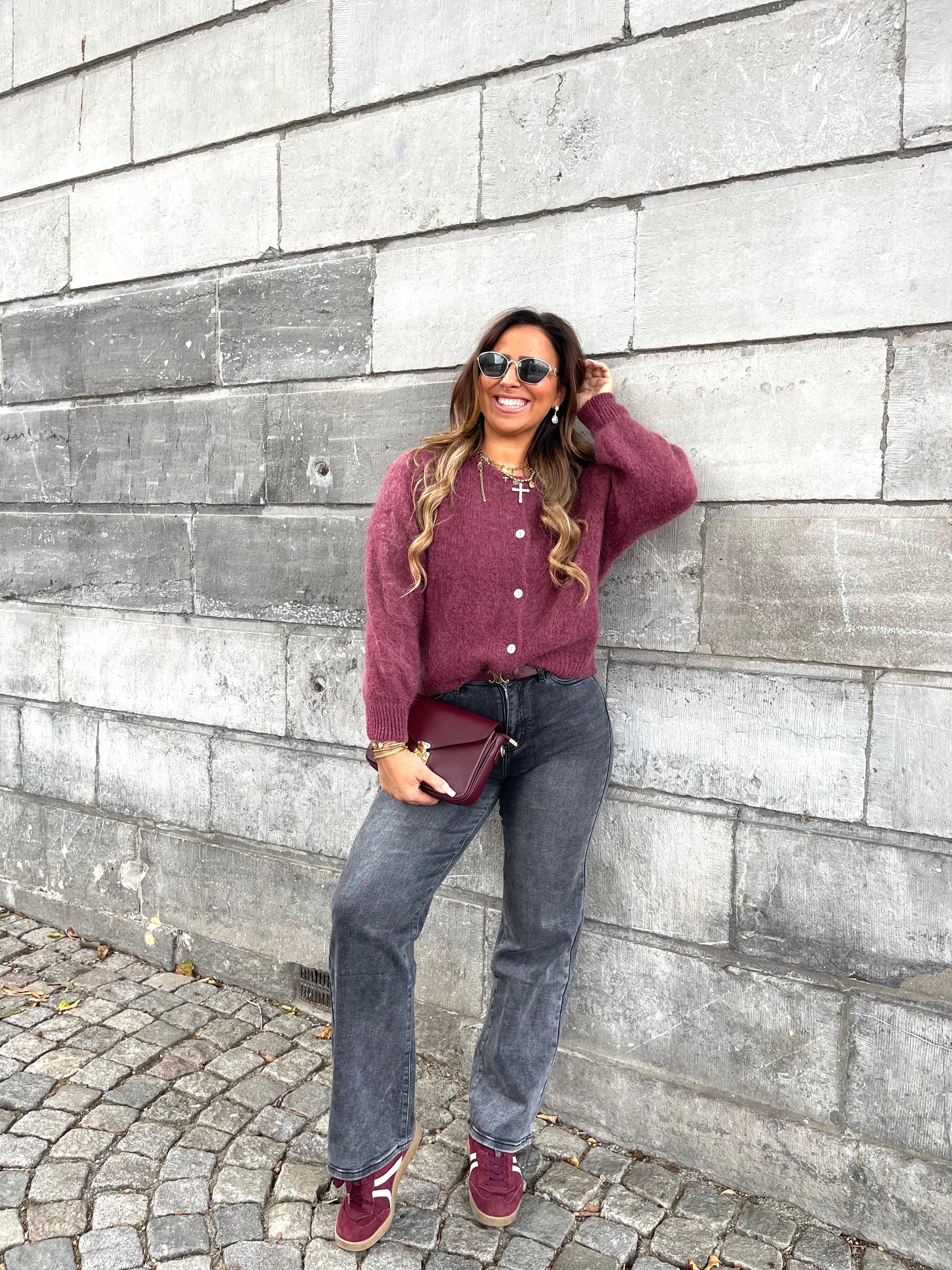My Way Wide Leg Extra Stretch Dark Grey