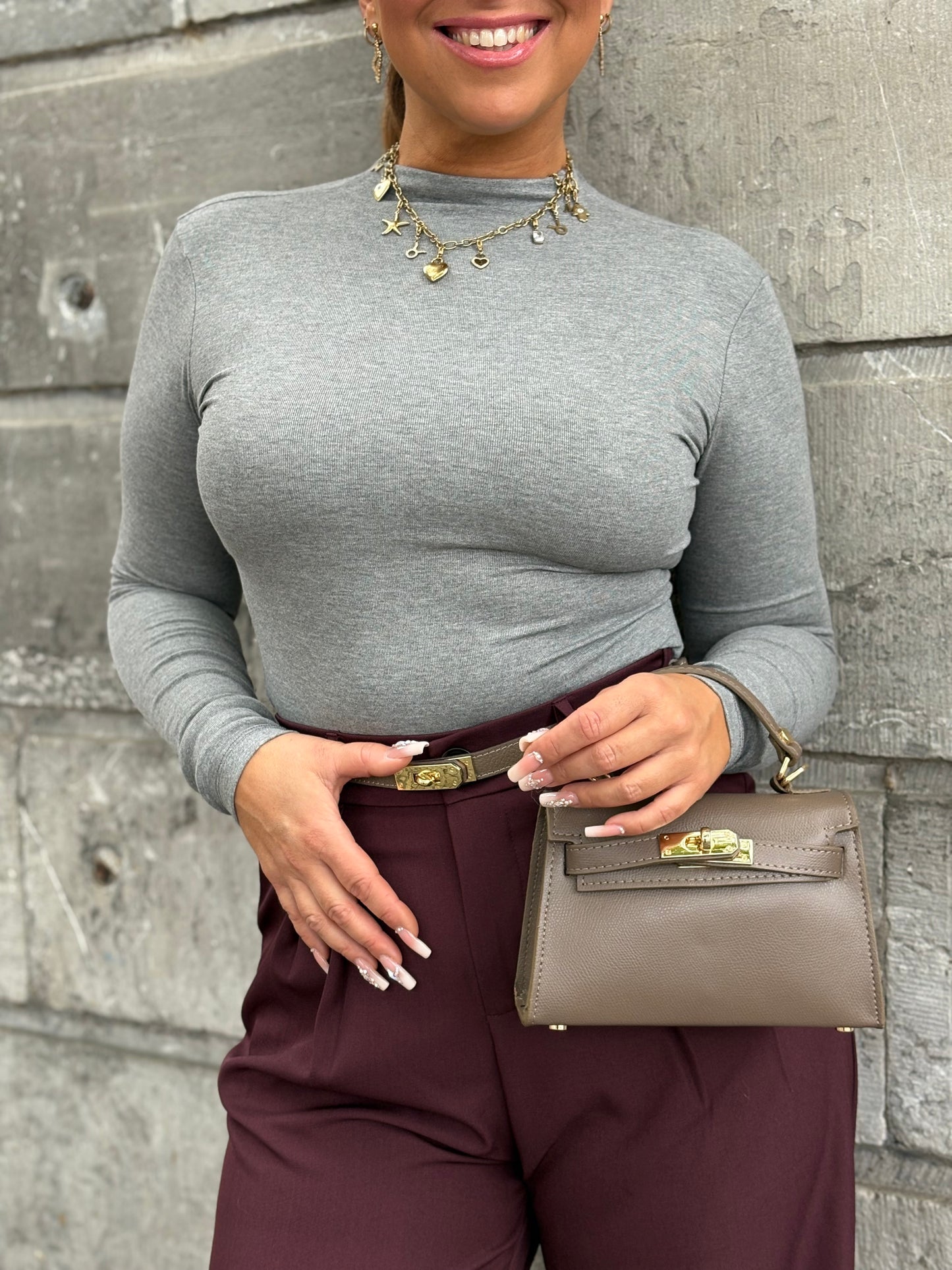Basic Love Light Grey Long