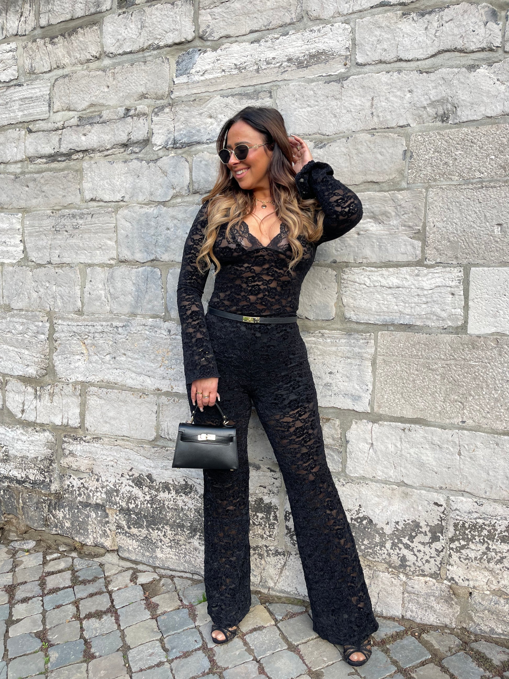 Midnight Lace Lover Body Black - MyBajka