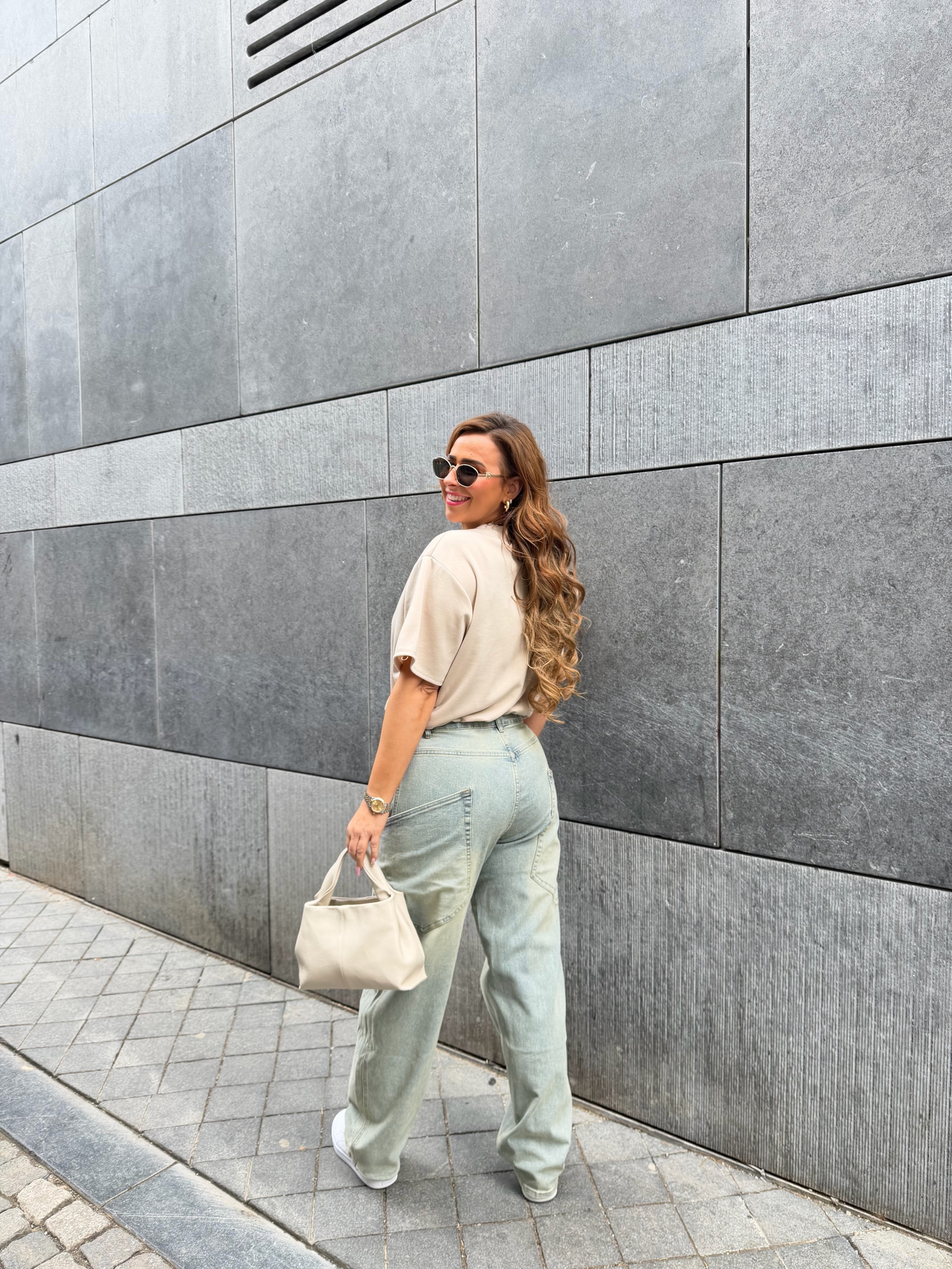 Jeans Balloon Denim Wood