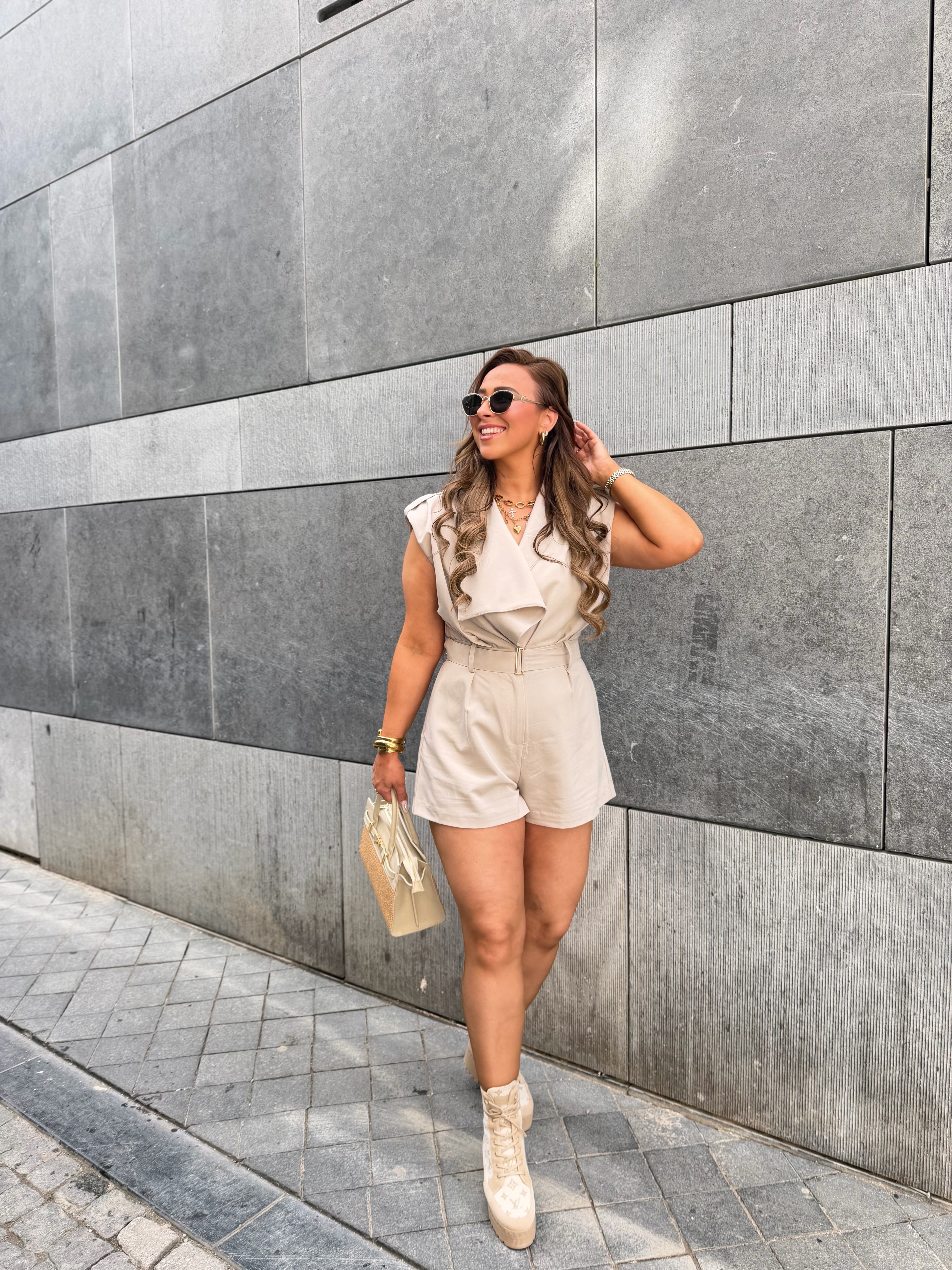 Demi Jumpsuit Beige