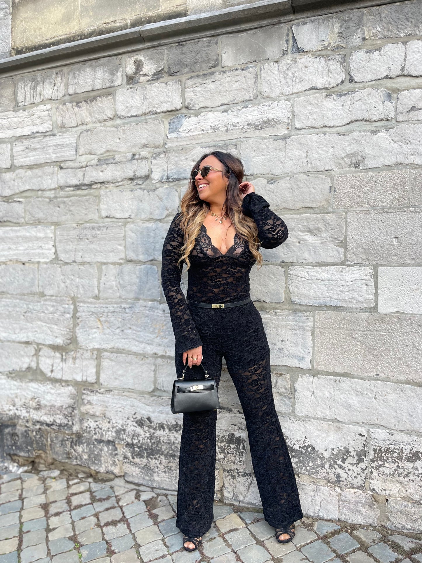 Midnight Lover Lace Pants Black - MyBajka