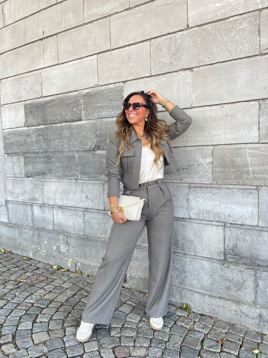 Lovely Winter Khaki Pantalon