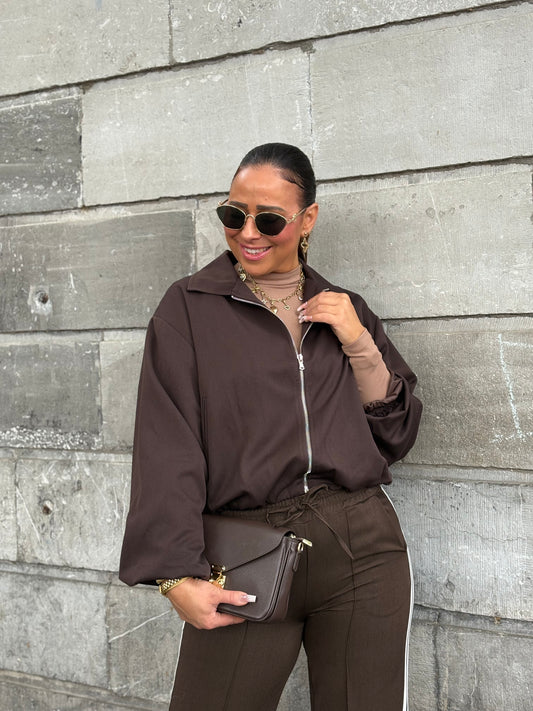 In The Style Brown Jacket
