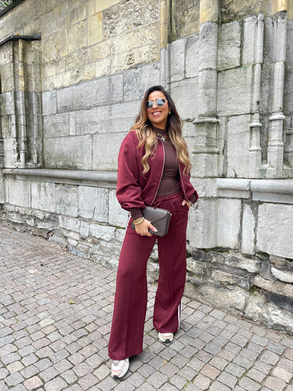 In The Style Jacket Burgundy