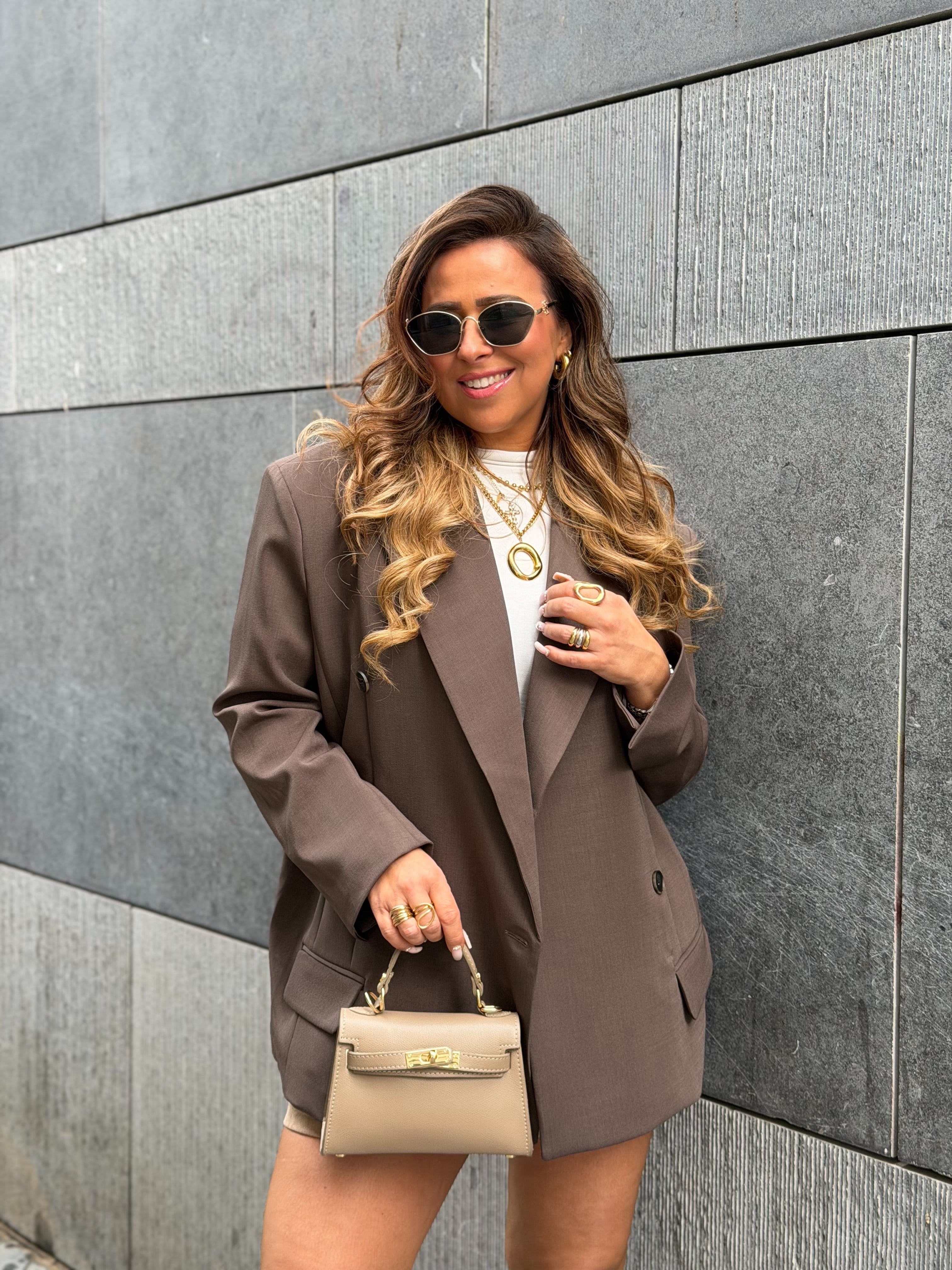 Into The Mood Blazer Brown