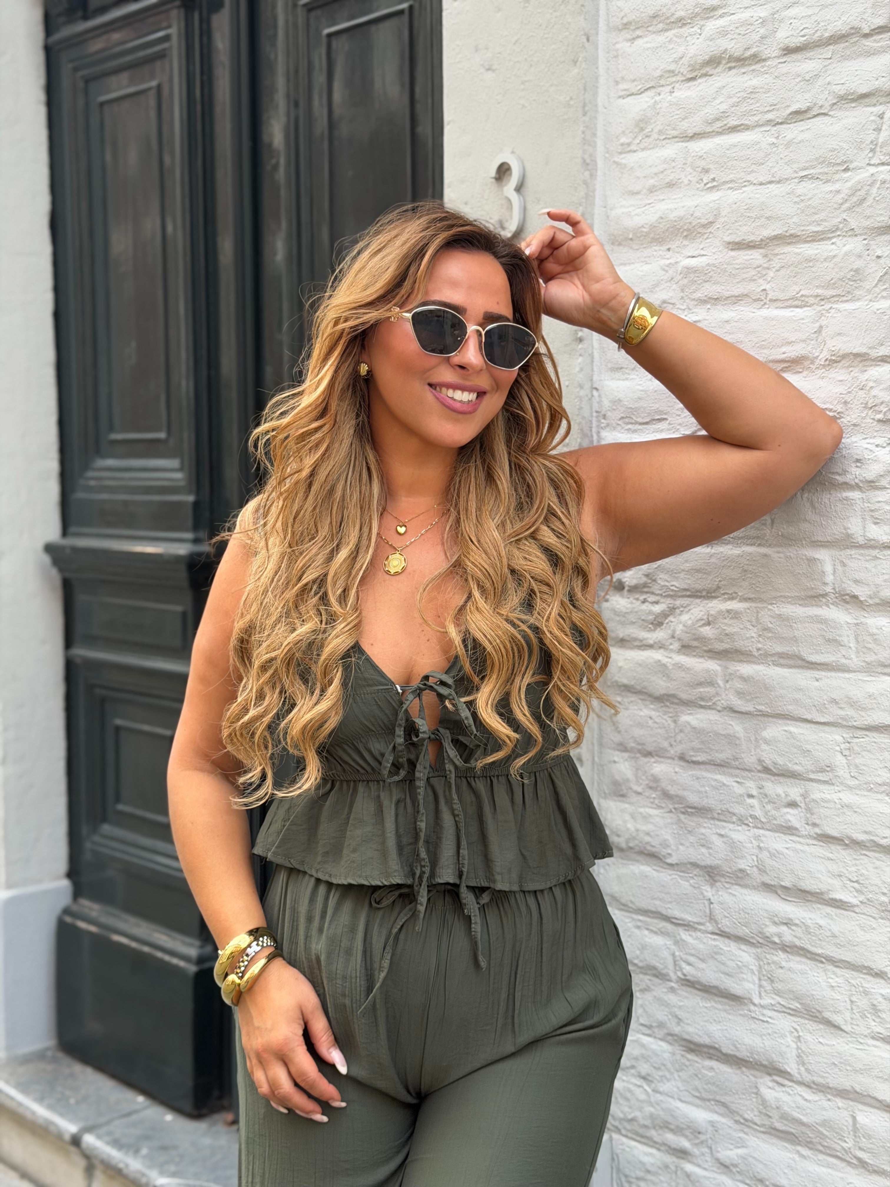 Vibing All Summer Khaki
