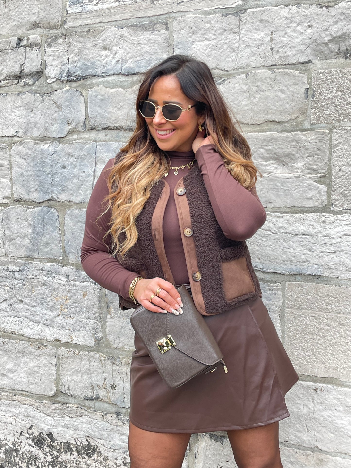 Mood Skirt Brown - MyBajka