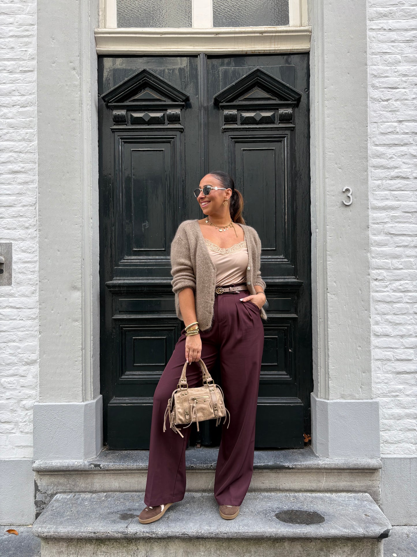 Love The Vibes Cardigan Light Brown