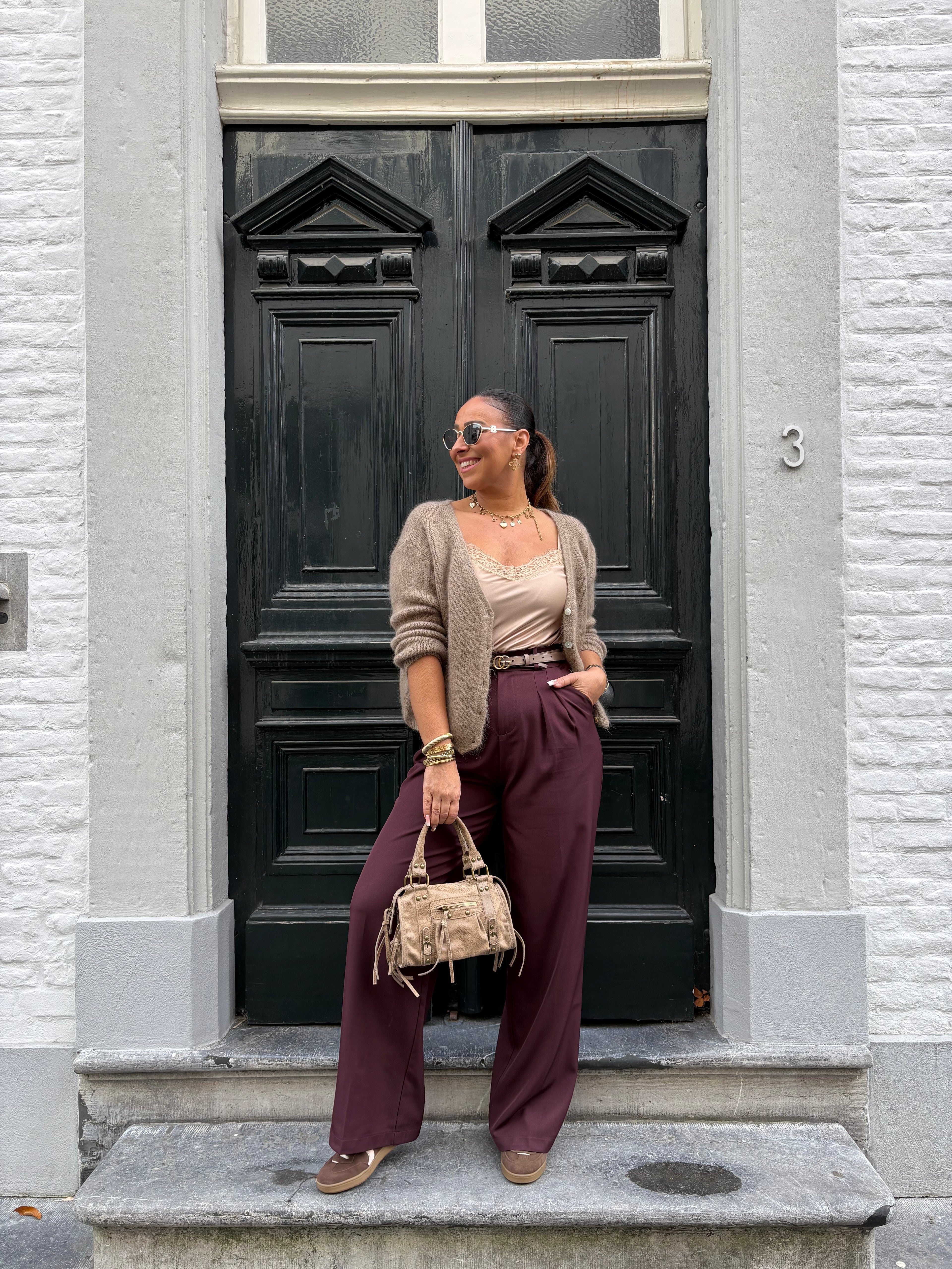 Love The Vibes Cardigan Light Brown