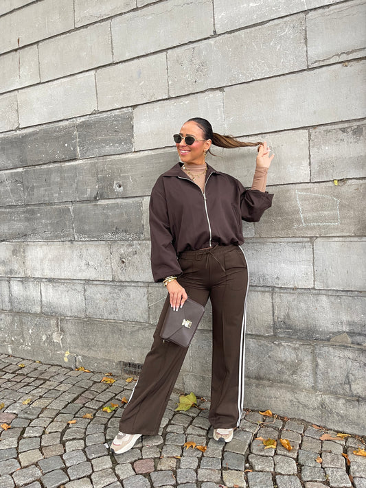 In The Style Jogger Brown