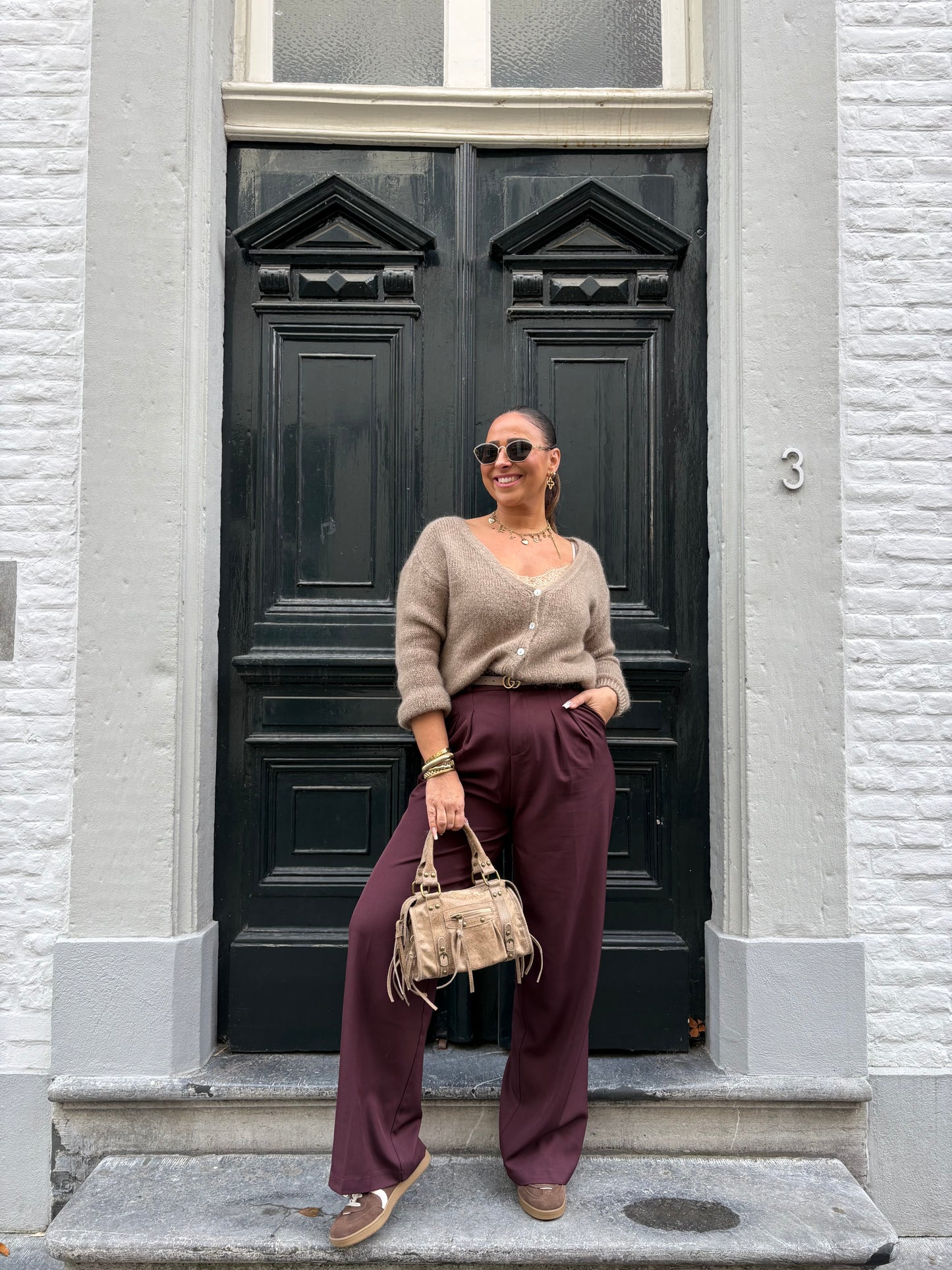 Love The Vibes Cardigan Light Brown