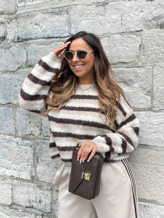 Stripes All Around Beige - MyBajka