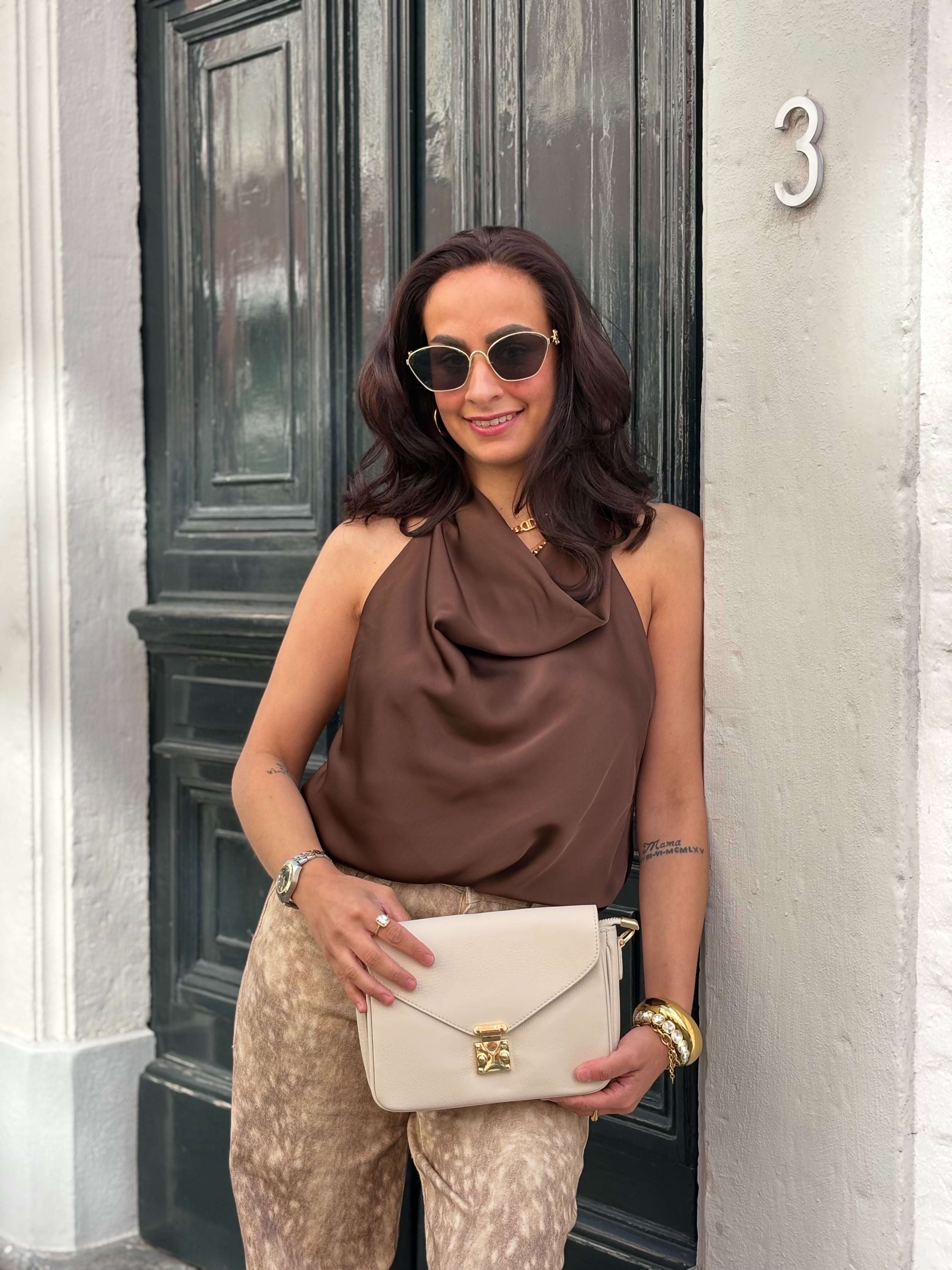 Desire Top Brown